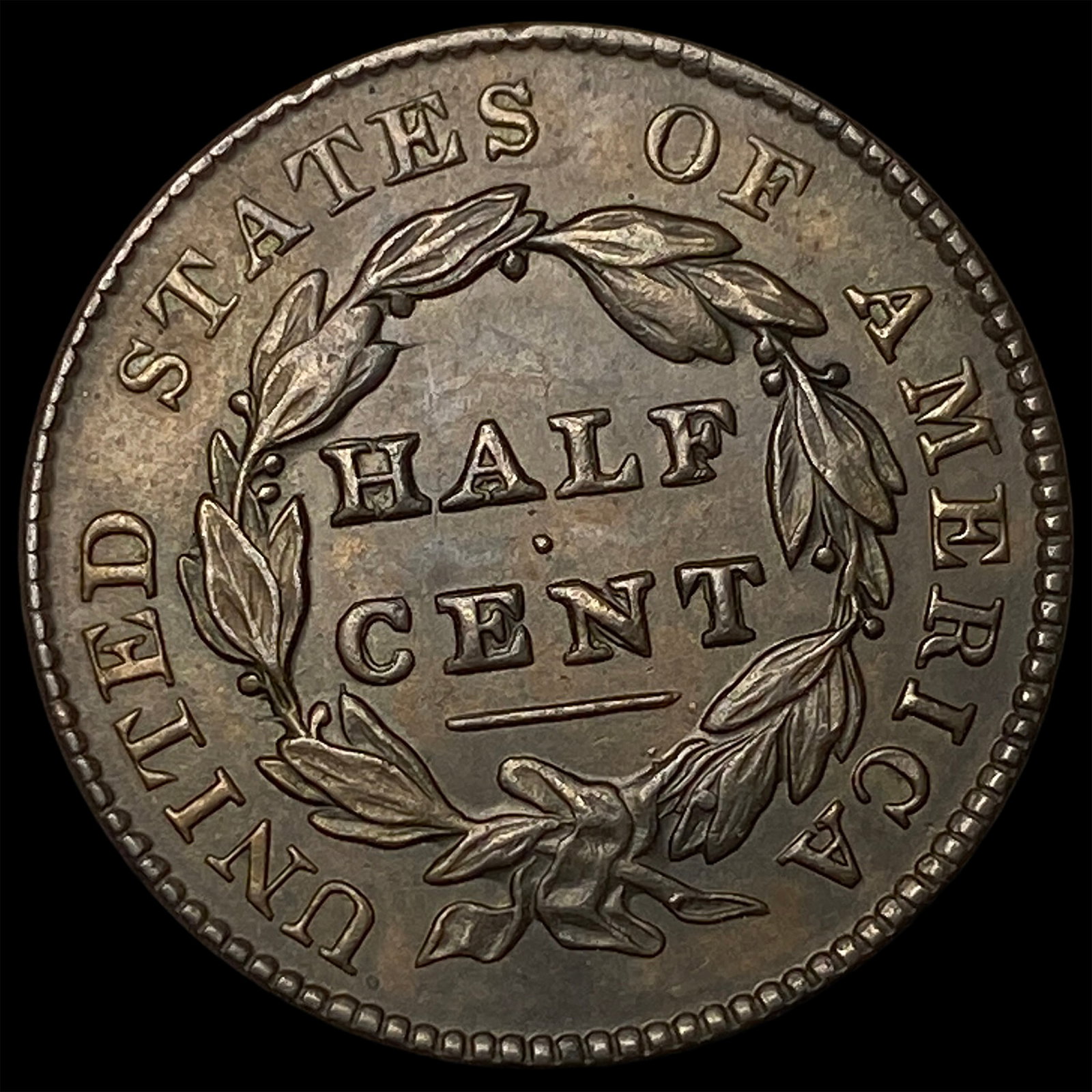 1828 Classic Head Half Cent UNCIRCULATED - 2