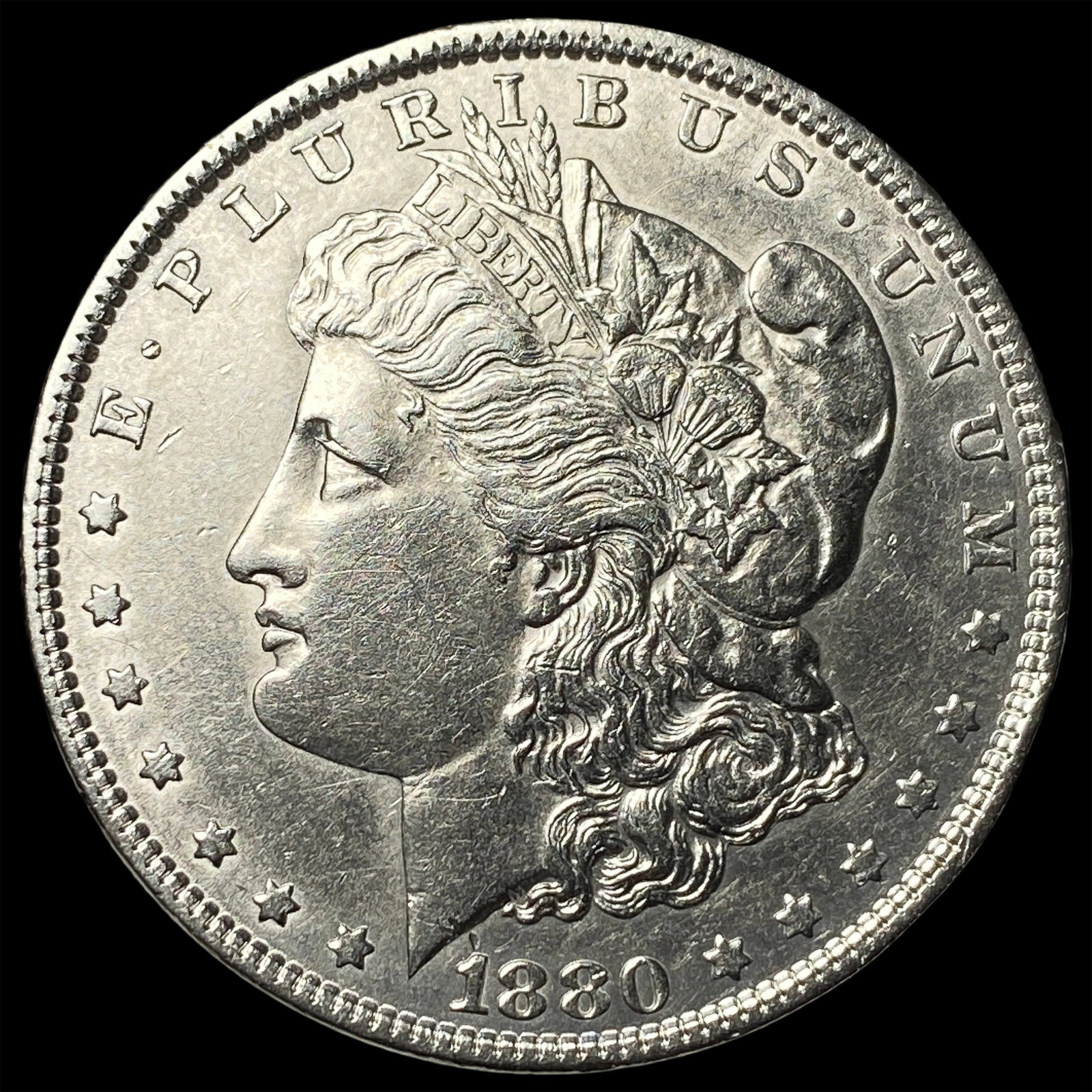 1880-S Silver Morgan Dollar UNCIRCULATED: 1880-S Silver Morgan Dollar UNCIRCULATED