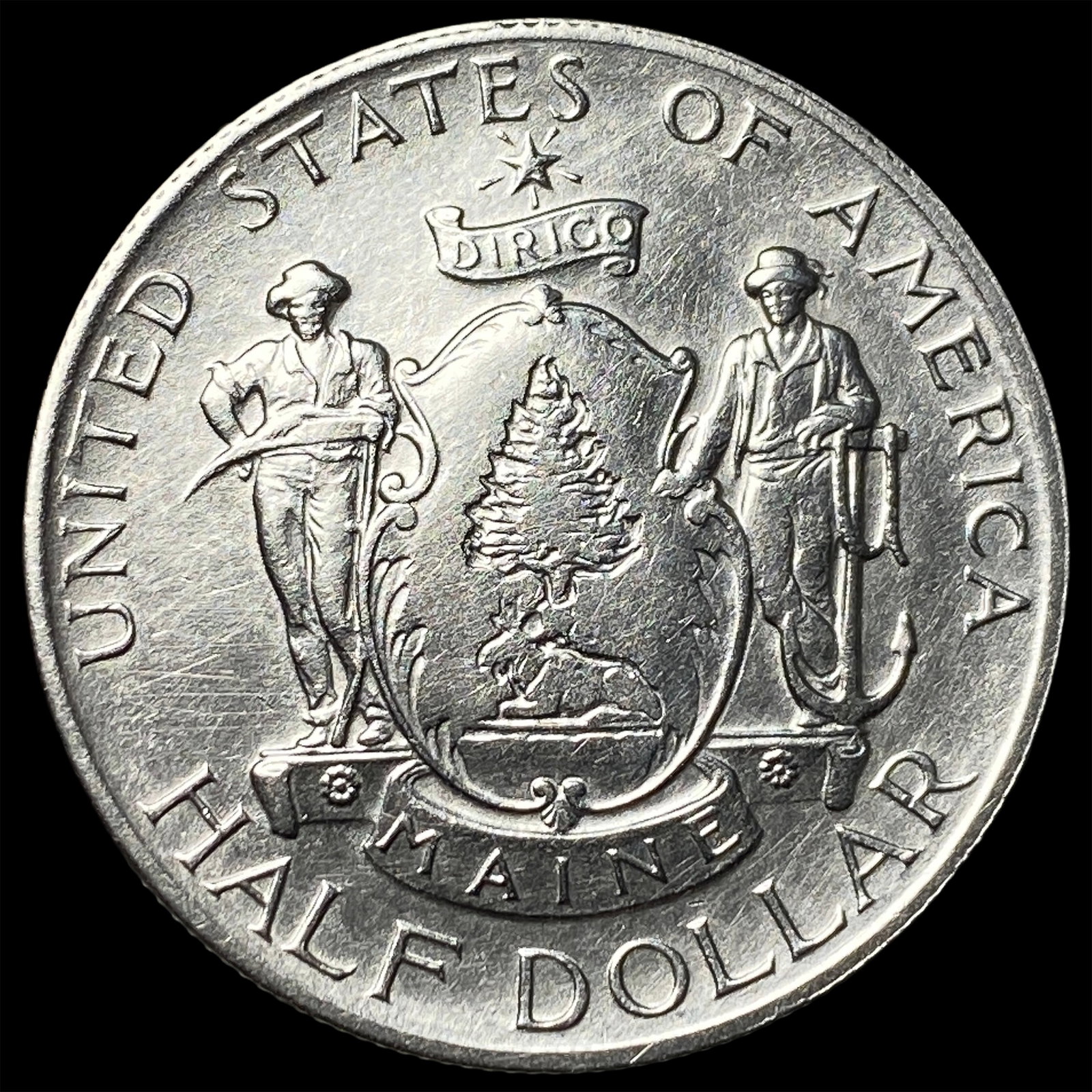 1920 Silver Maine Centennial Half Dollar UNCIRCULATED: 1920 Silver Maine Centennial Half Dollar UNCIRCULATED