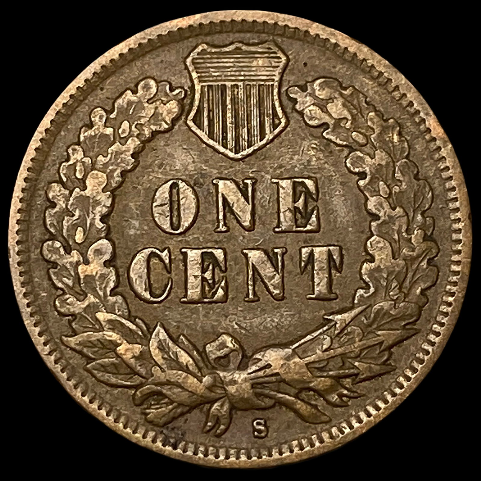 1908-S Indian Head Cent LIGHTLY CIRCULATED - 2