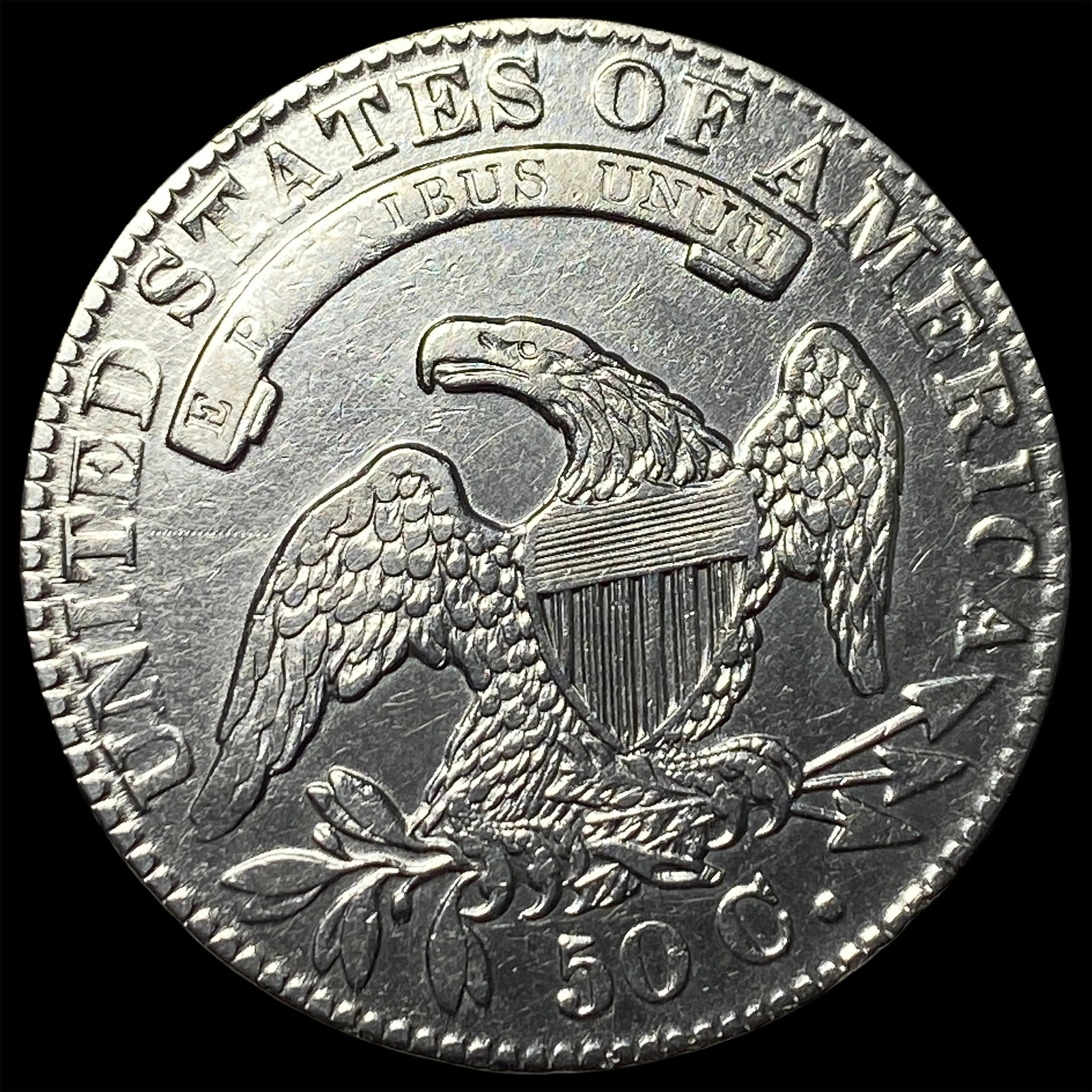 1831 Capped Bust Half Dollar UNCIRCULATED - 2