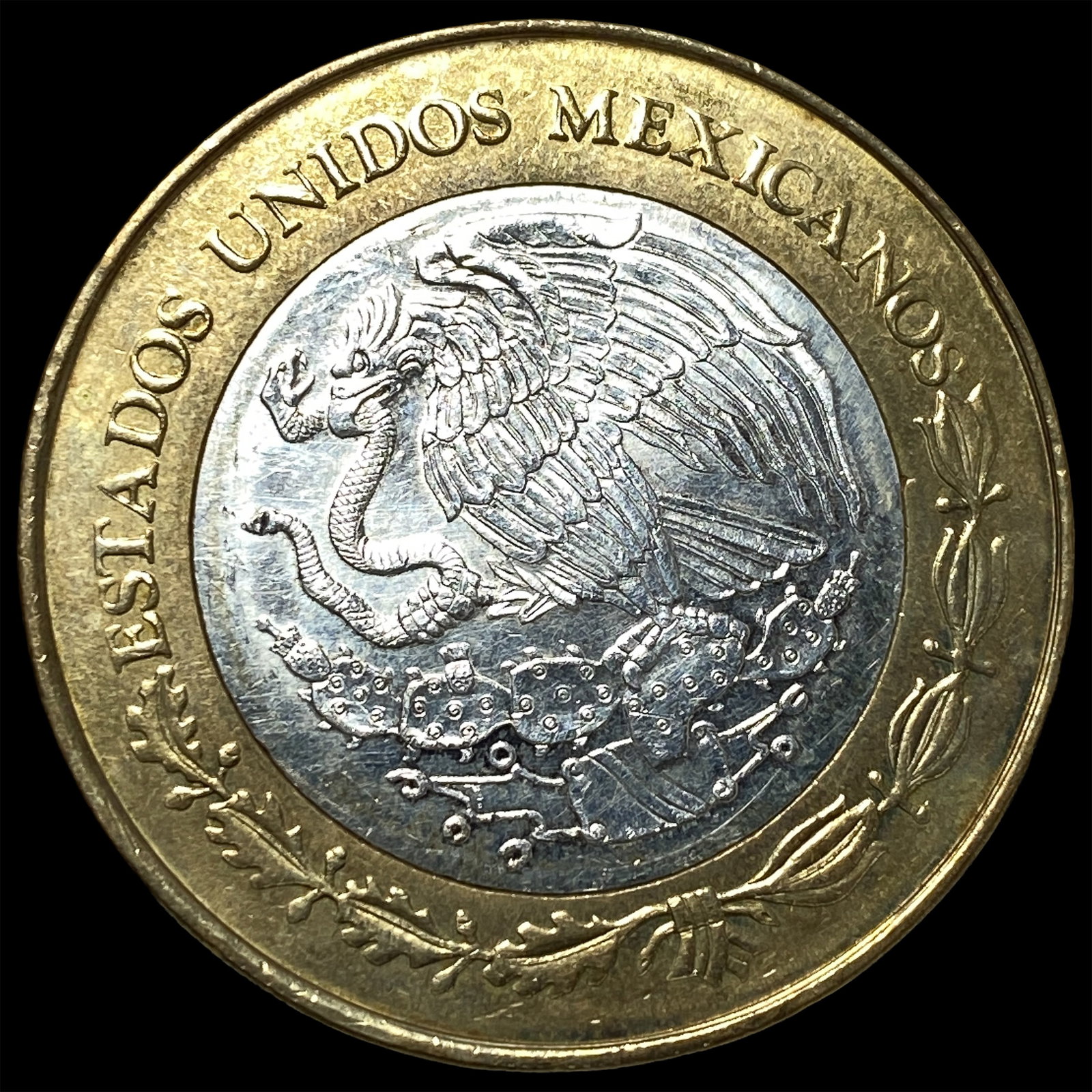 2007 Mexico Bi-Metallic 100 Pesos Quintana Roo UNCIRCULATED: 2007 Mexico Bi-Metallic 100 Pesos Quintana Roo UNCIRCULATED