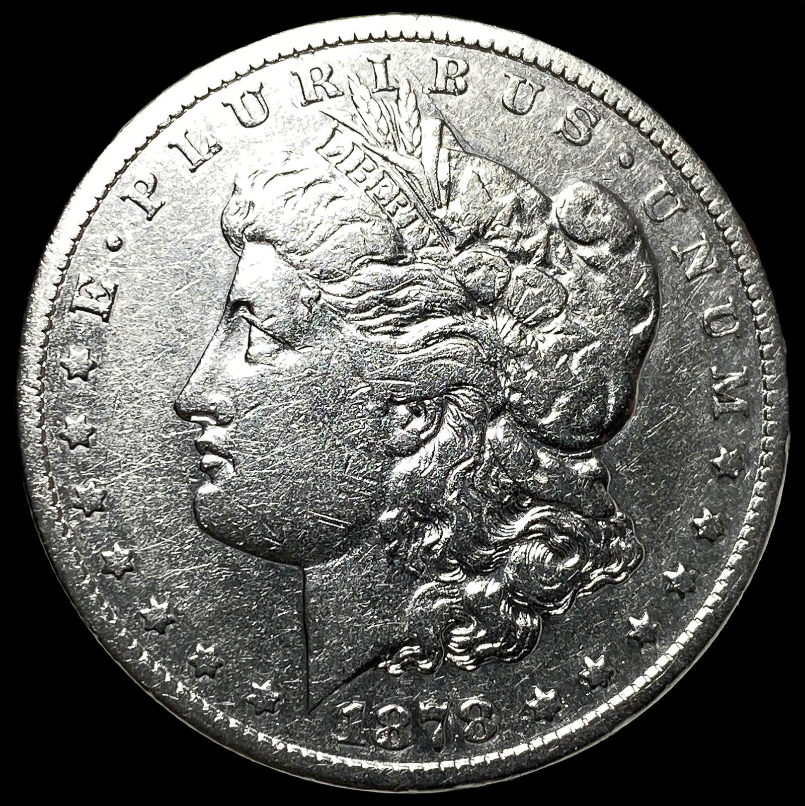 1878-S Silver Morgan Dollar LIGHTLY CIRCULATED: 1878-S Silver Morgan Dollar LIGHTLY CIRCULATED