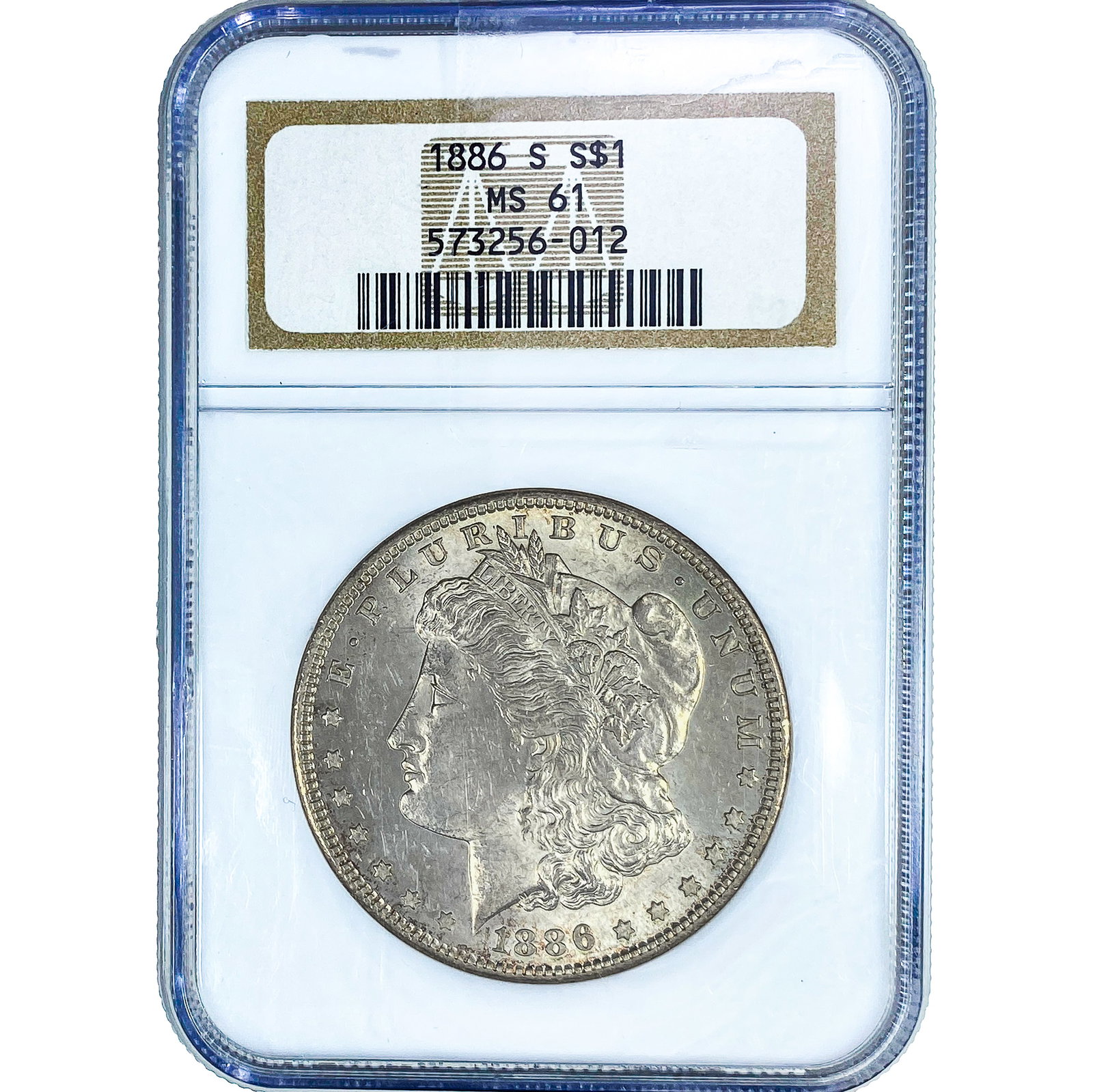1886-S Morgan Silver Dollar NGC MS61 (1 of 2)