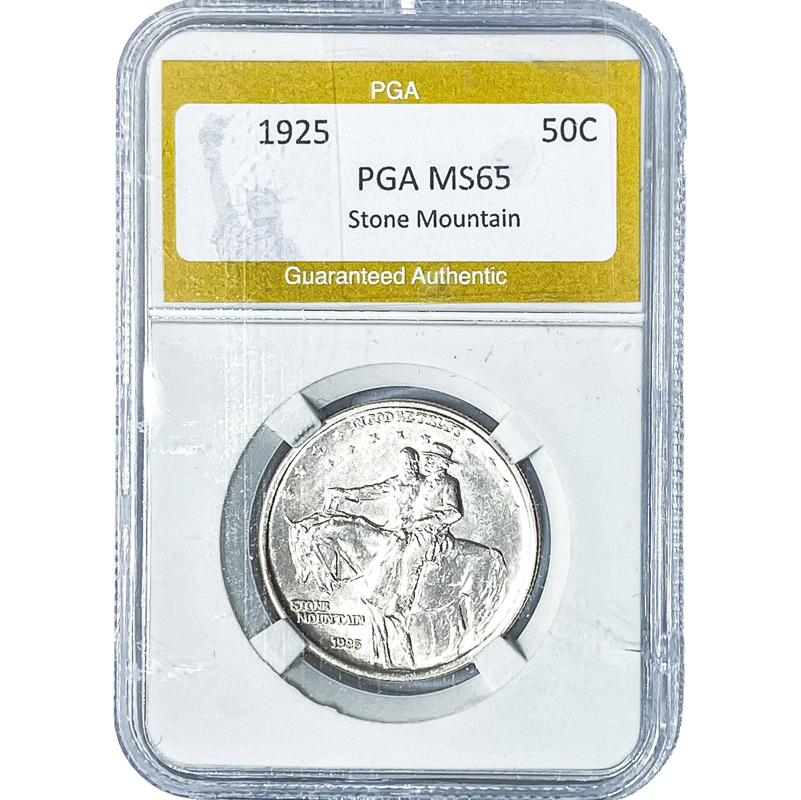 1925 Stone Mountain Half Dollar PGA MS65 (1 of 2)