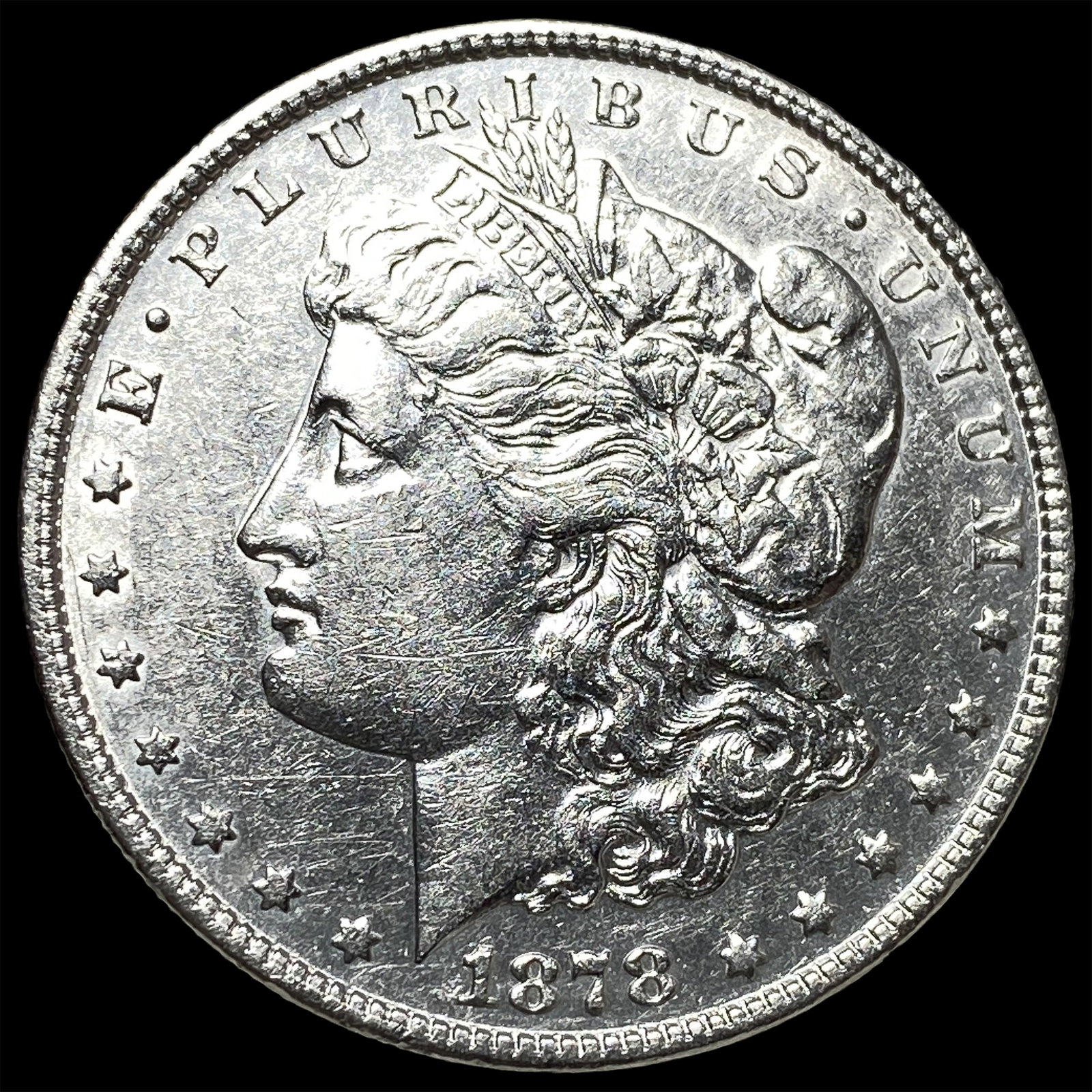 1878 Silver Morgan Dollar CHOICE AU: 1878 Silver Morgan Dollar CHOICE AU