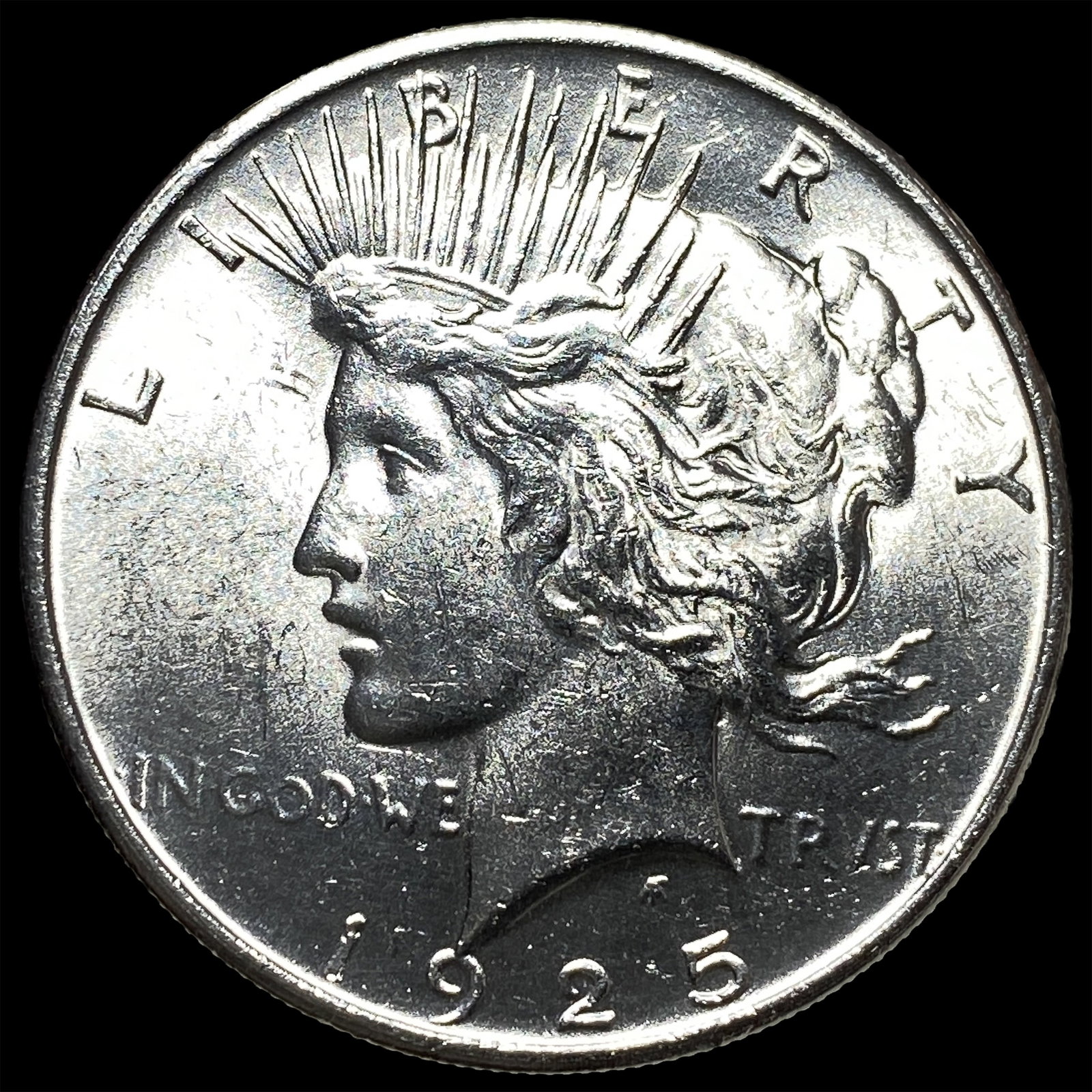 1925 Silver Peace Dollar CHOICE BU (1 of 2)