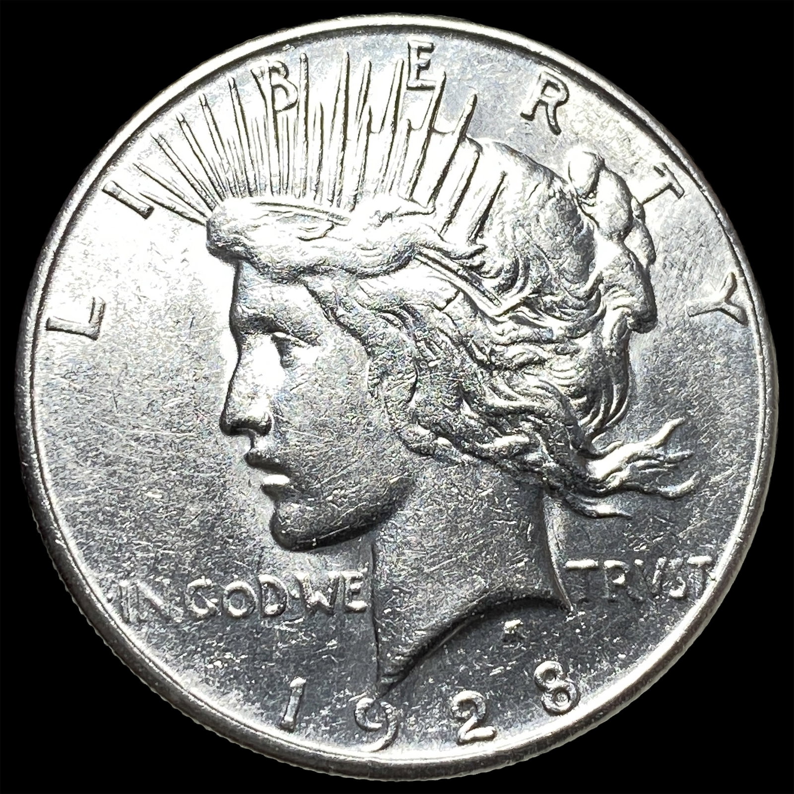 1928-S Silver Peace Dollar UNCIRCULATED: 1928-S Silver Peace Dollar UNCIRCULATED