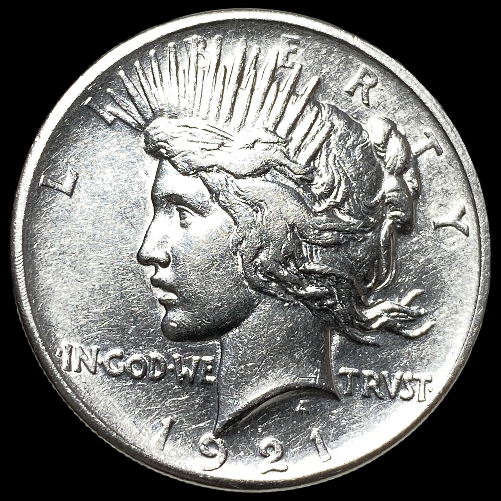 1921 Silver Peace Dollar UNCIRCULATED: 1921 Silver Peace Dollar UNCIRCULATED
