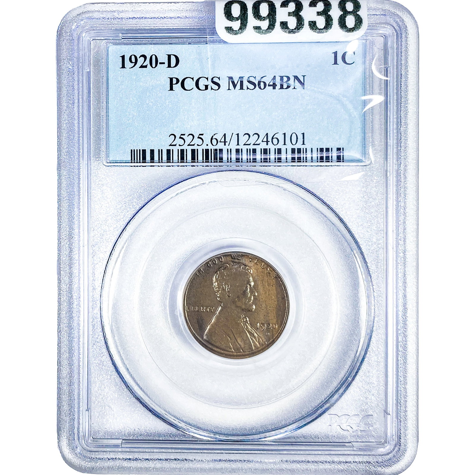 1920-D Wheat Cent PCGS MS64 BN (1 of 2)