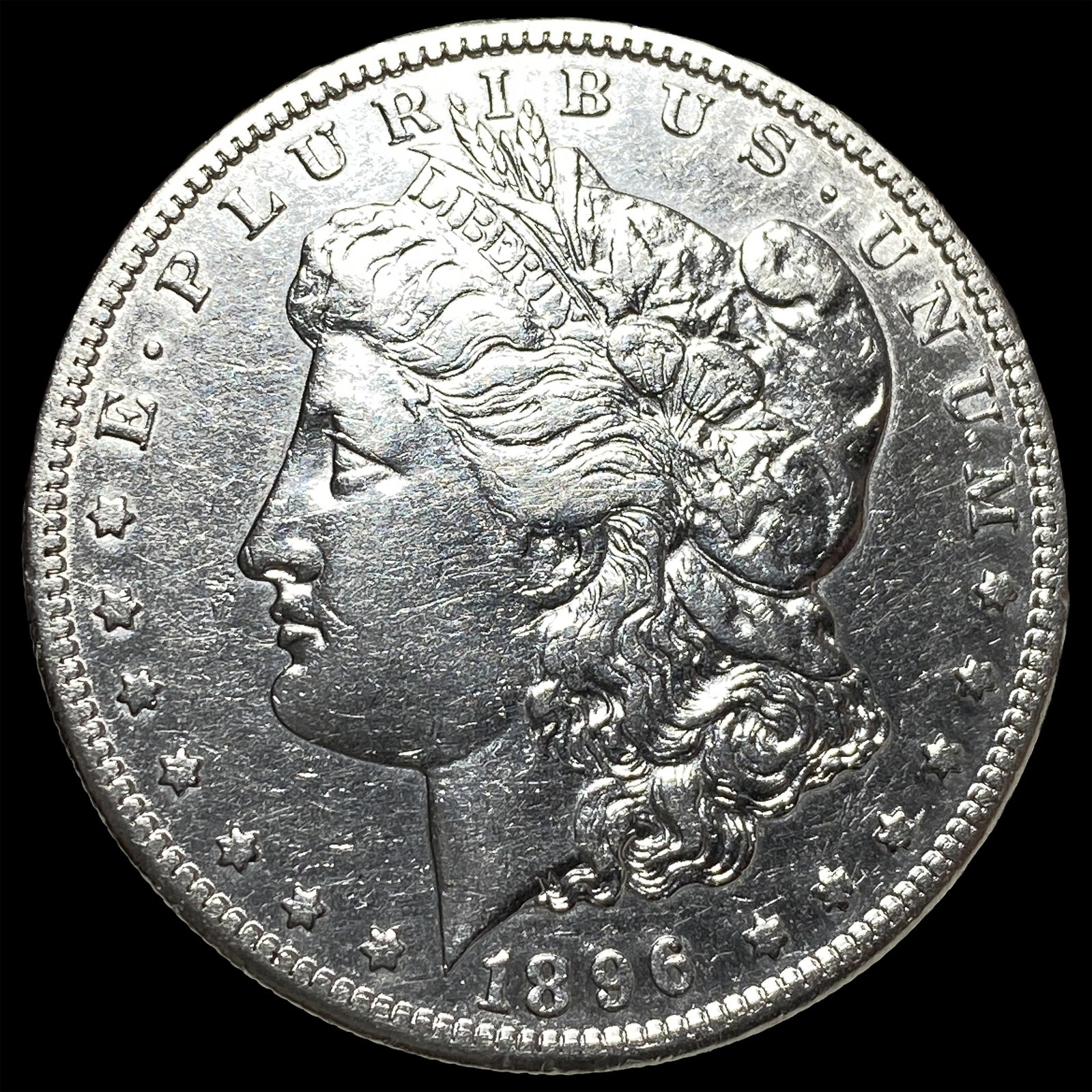 1896-S Silver Morgan Dollar CLOSELY UNCIRCULATED: 1896-S Silver Morgan Dollar CLOSELY UNCIRCULATED