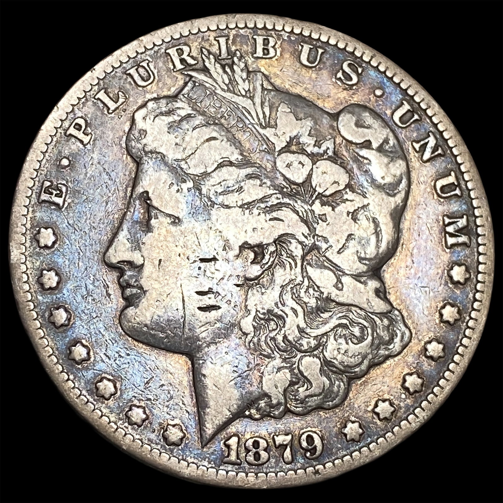 1879-CC Silver Morgan Dollar LIGHTLY CIRCULATED: 1879-CC Silver Morgan Dollar LIGHTLY CIRCULATED
