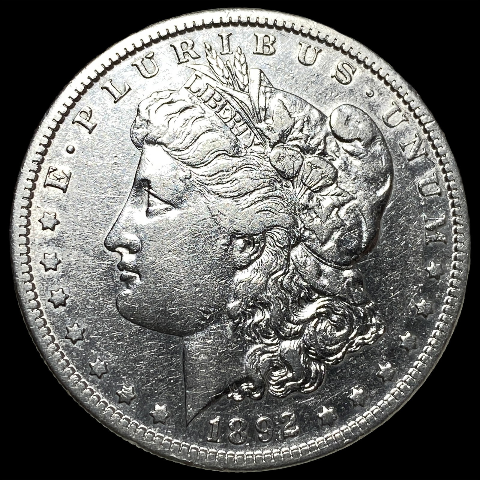 1892-S Silver Morgan Dollar CLOSELY UNCIRCULATED (1 of 2)