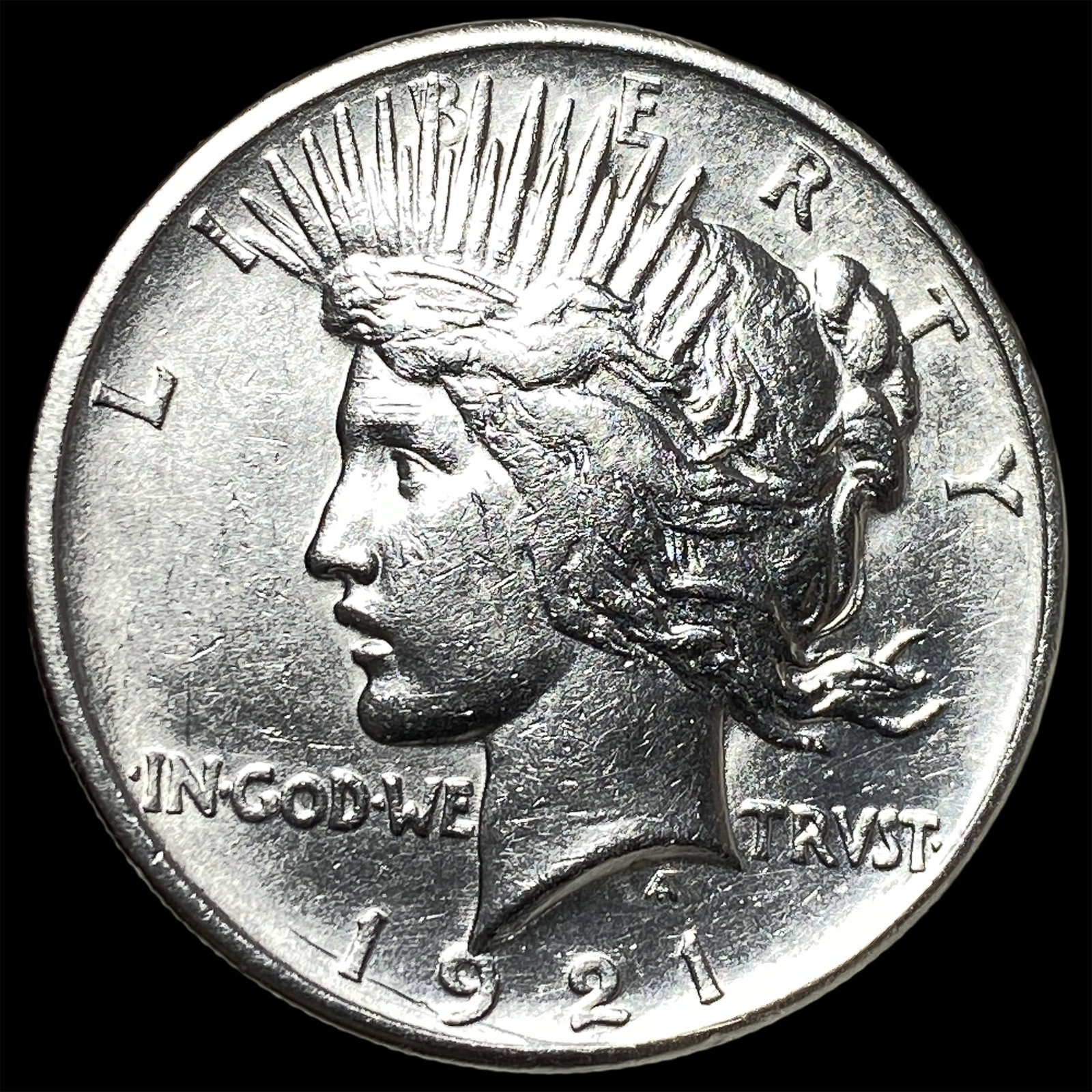 1921 Silver Peace Dollar UNCIRCULATED (1 of 2)