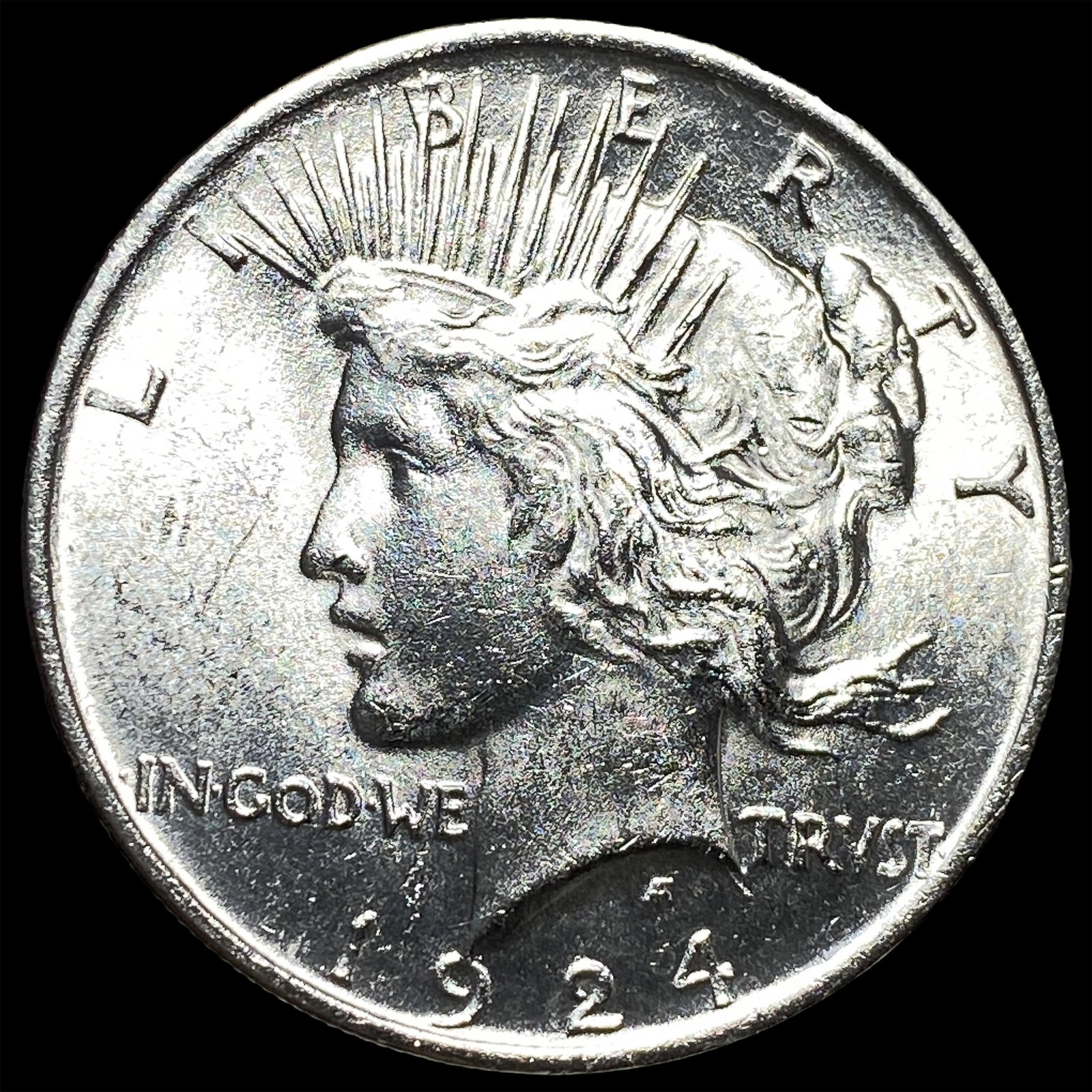1924 Peace Silver Dollar UNCIRCULATED: 1924 Peace Silver Dollar UNCIRCULATED
