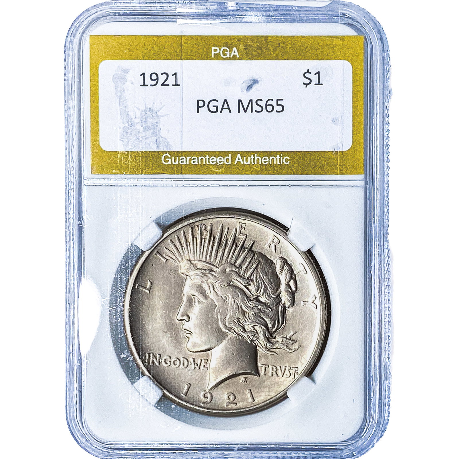 1904-O Morgan Silver Dollar PGA MS65: 1904-O Morgan Silver Dollar PGA MS65