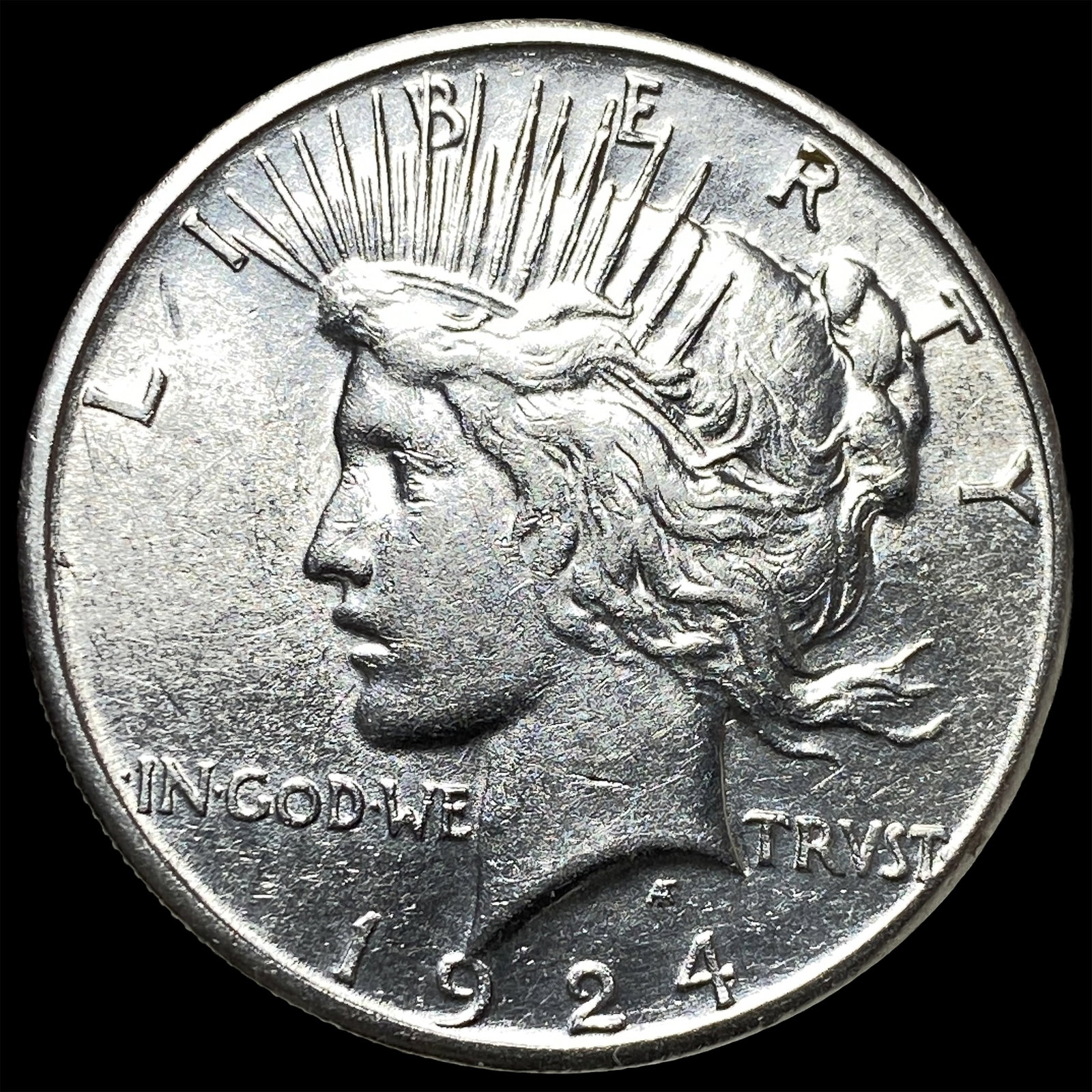 1924-S Silver Peace Dollar UNCIRCULATED: 1924-S Silver Peace Dollar UNCIRCULATED