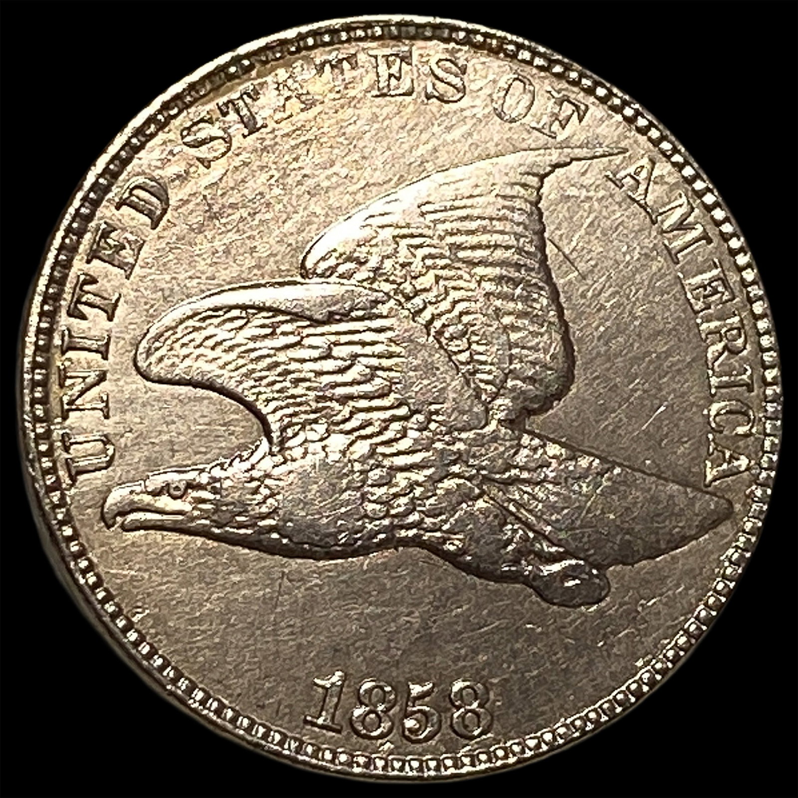 1858 Flying Eagle Cent UNCIRCULATED (1 of 2)
