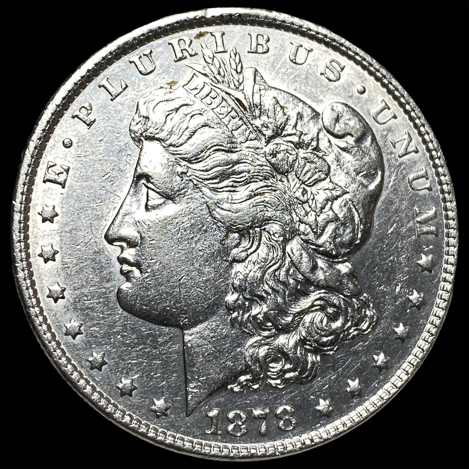 1878 Silver Morgan Dollar CHOICE AU: 1878 Silver Morgan Dollar CHOICE AU