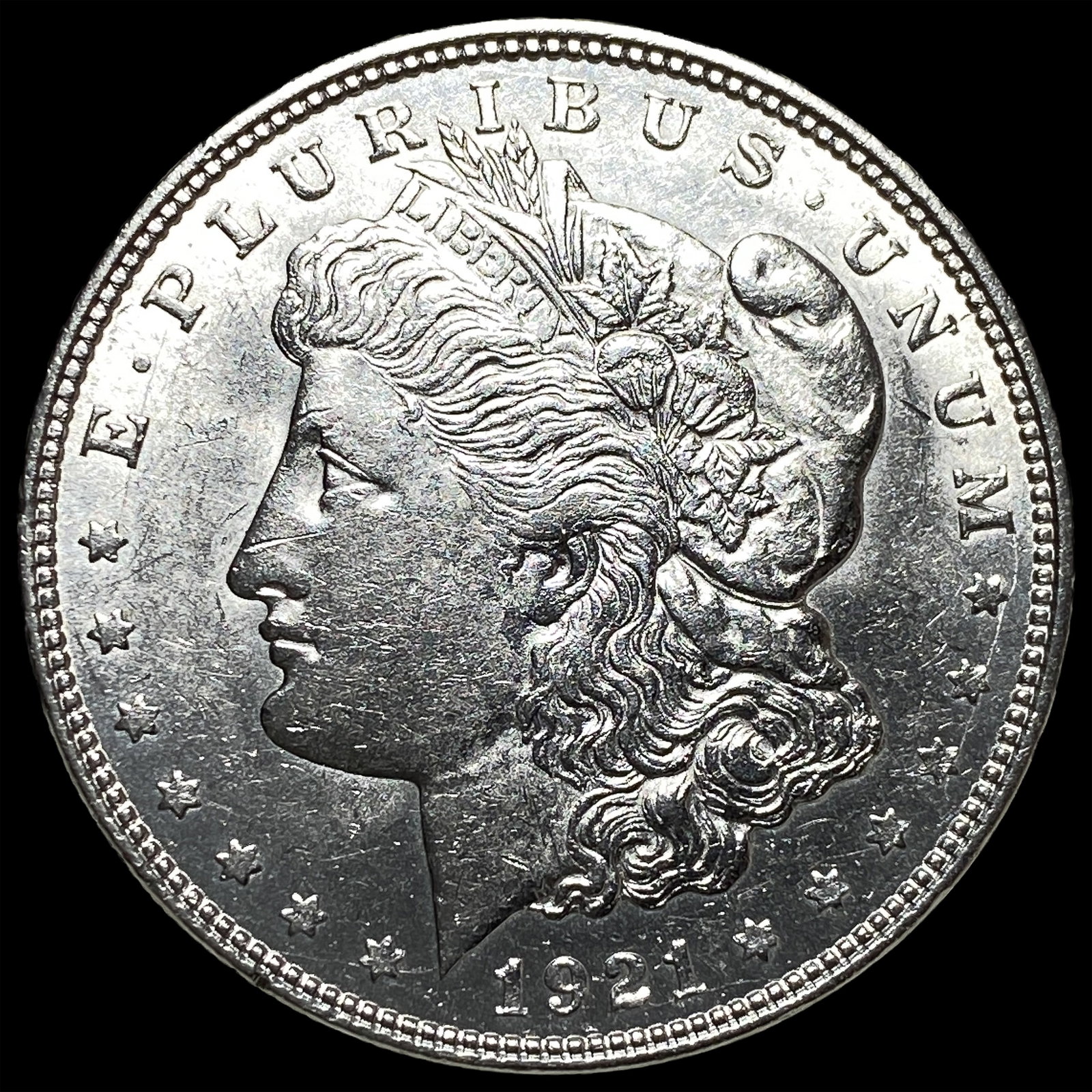 1921 Silver Morgan Dollar UNCIRCULATED: 1921 Silver Morgan Dollar UNCIRCULATED