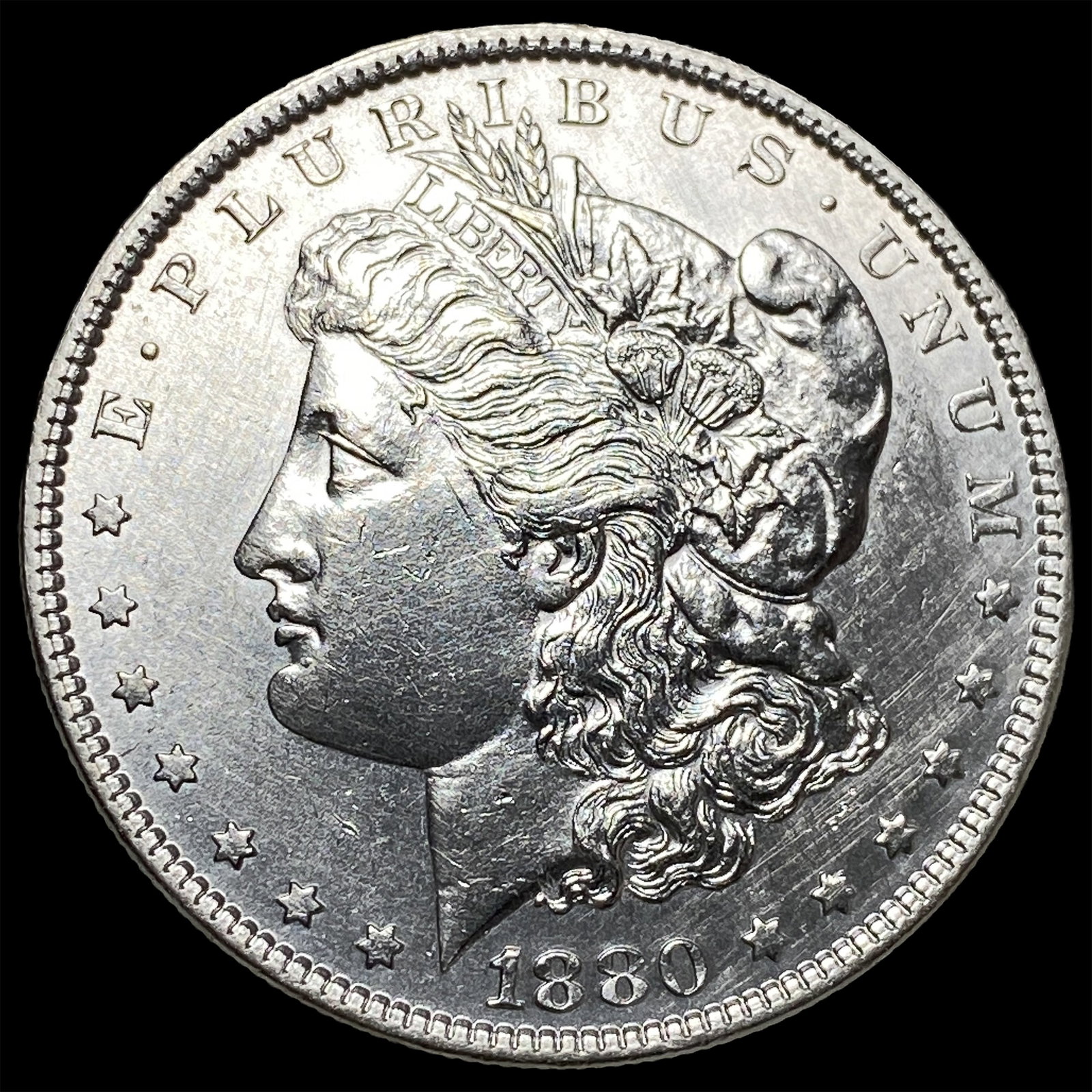 1880-S Silver Morgan Dollar CHOICE BU: 1880-S Silver Morgan Dollar CHOICE BU