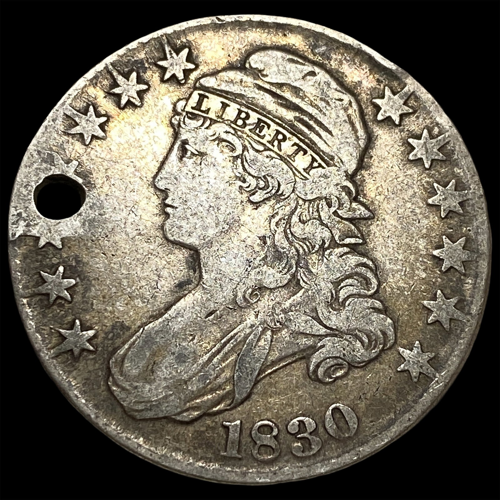 1830 Capped Bust Half Dollar NEARLY UNCIRCULATED (1 of 2)