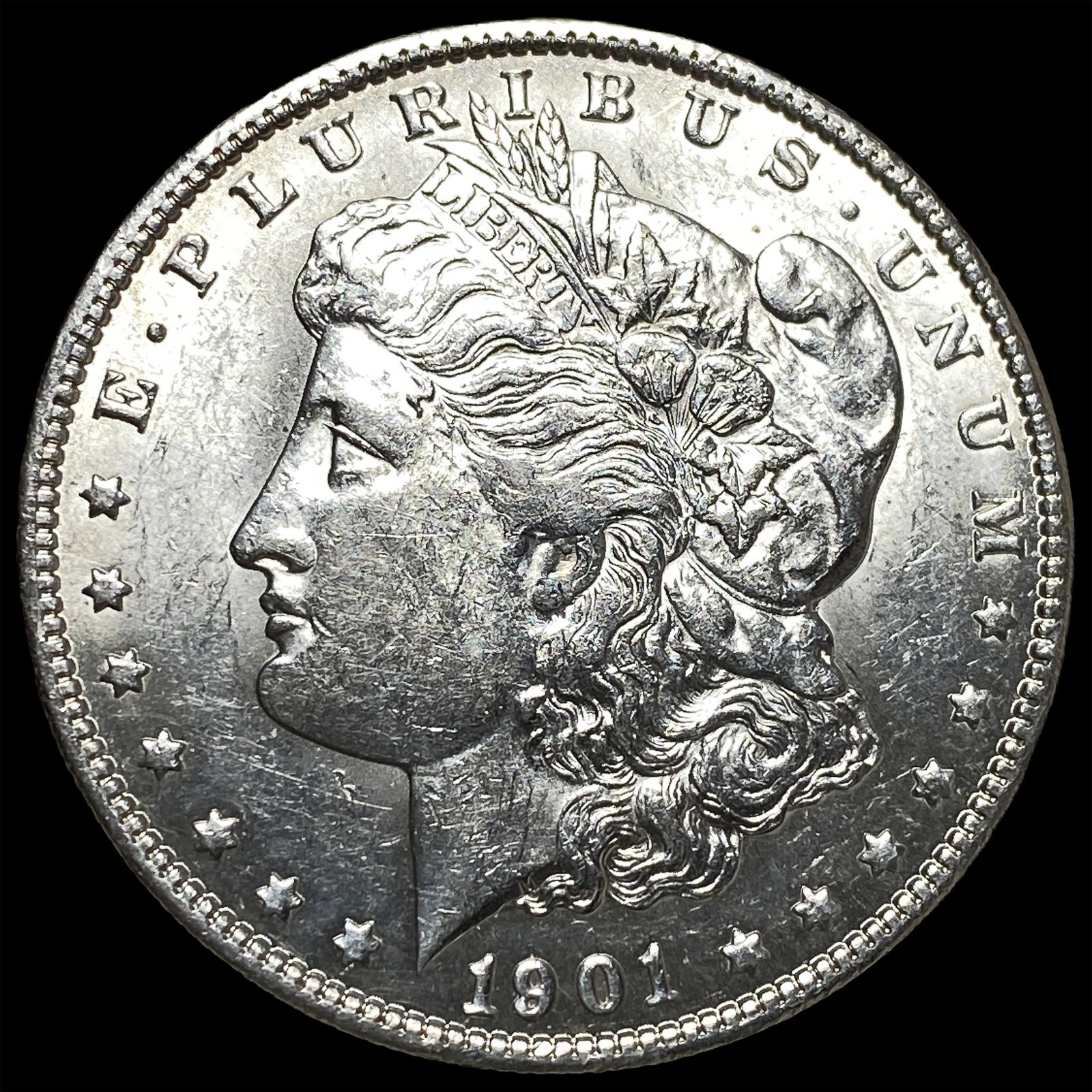 1901-O Silver Morgan Dollar CHOICE AU: 1901-O Silver Morgan Dollar CHOICE AU