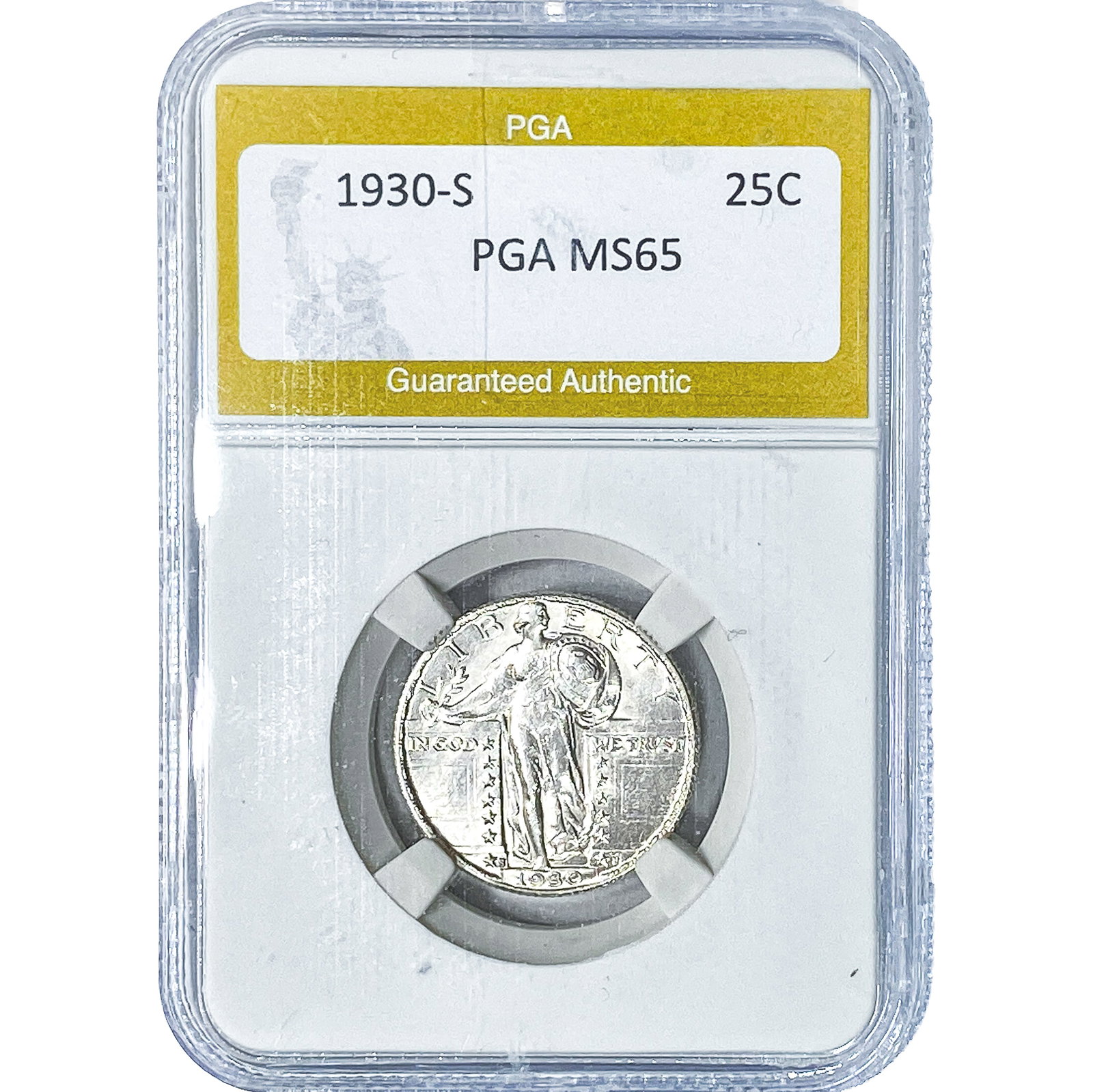 1930-S Standing Liberty Quarter PGA MS65 (1 of 2)