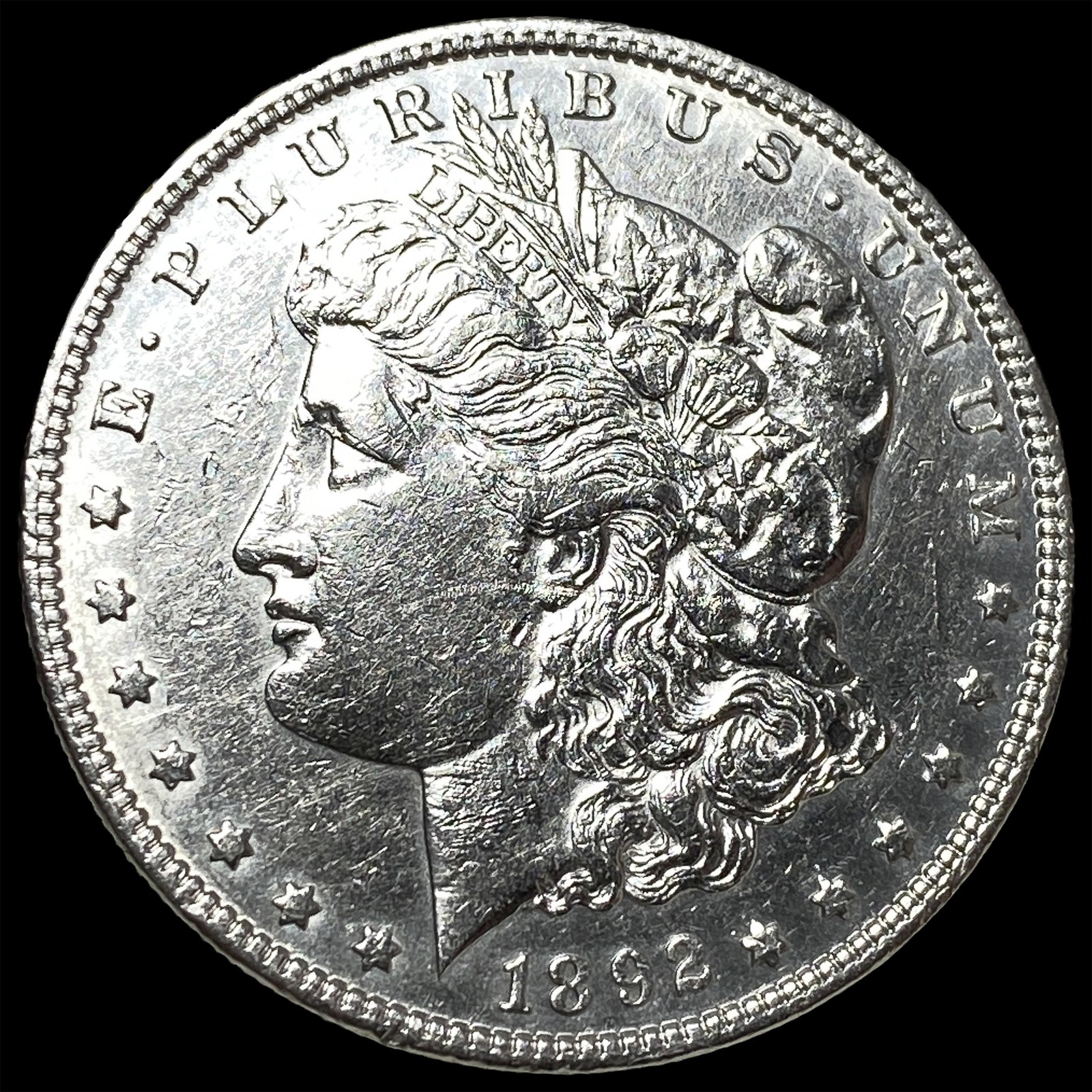 1892 Silver Morgan Dollar CHOICE AU: 1892 Silver Morgan Dollar CHOICE AU