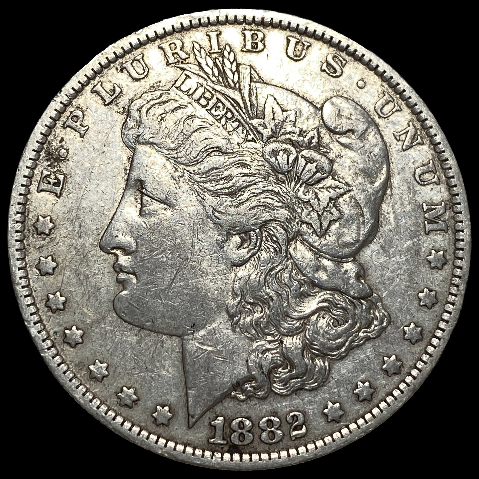 1882-O Morgan Silver Dollar NEARLY UNCIRCULATED: 1882-O Morgan Silver Dollar NEARLY UNCIRCULATED