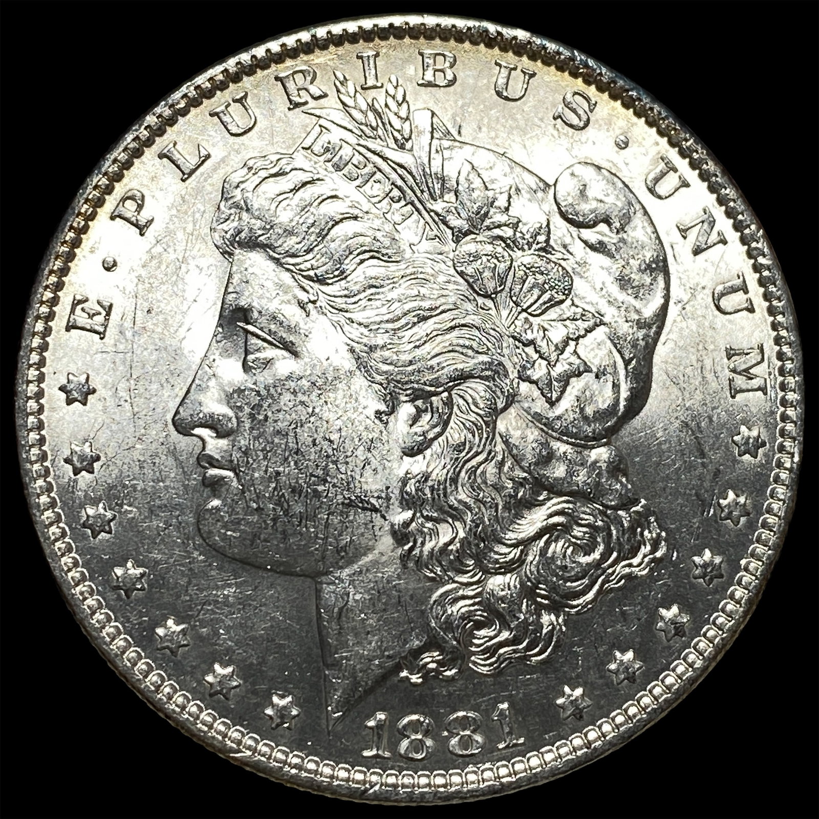 1881 Morgan Silver Dollar CHOICE BU: 1881 Morgan Silver Dollar CHOICE BU