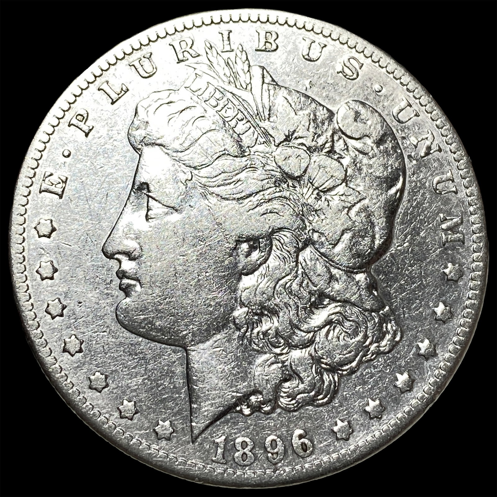 1896-S Silver Morgan Dollar NEARLY UNCIRCULATED: 1896-S Silver Morgan Dollar NEARLY UNCIRCULATED