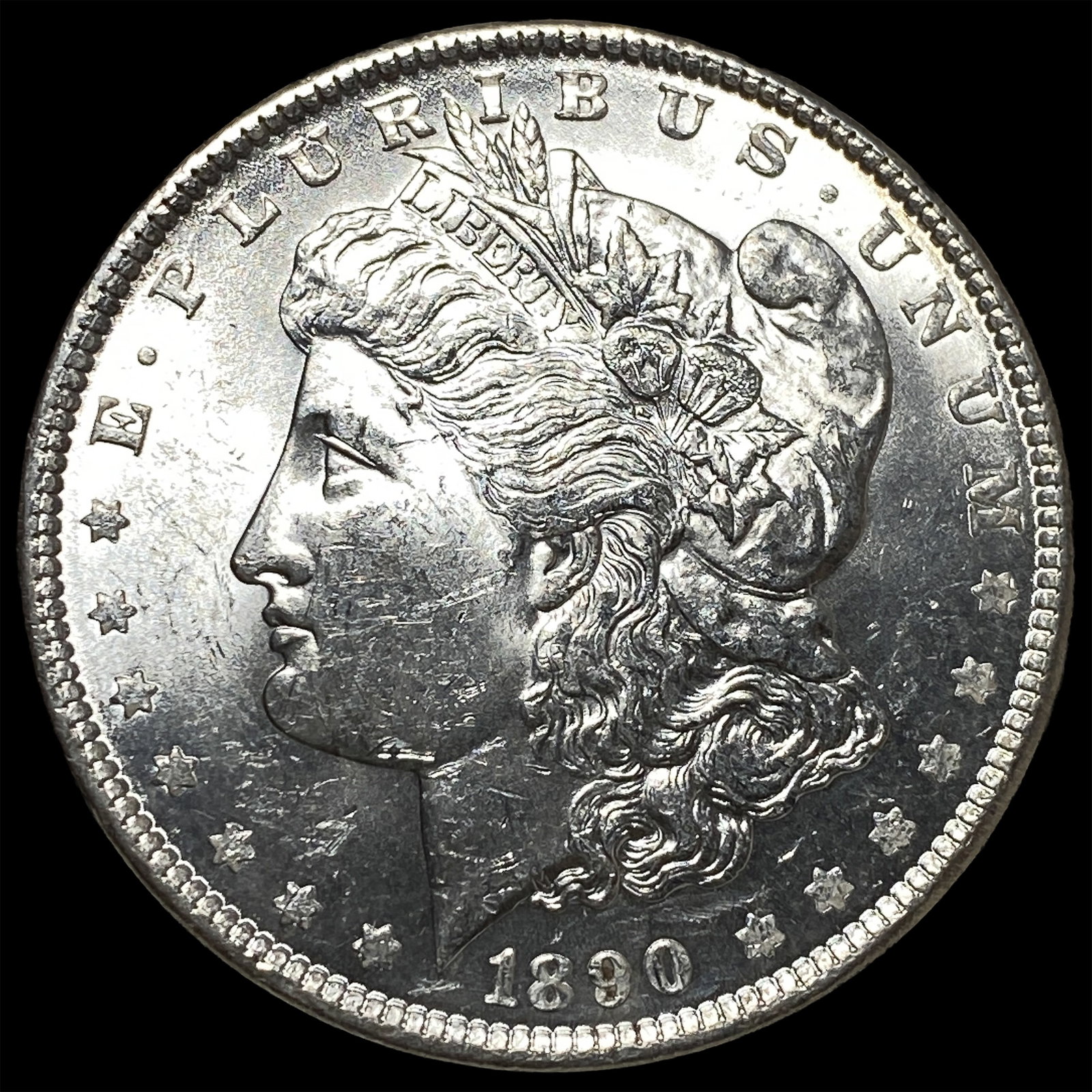 1890 Morgan Silver Dollar UNCIRCULATED: 1890 Morgan Silver Dollar UNCIRCULATED