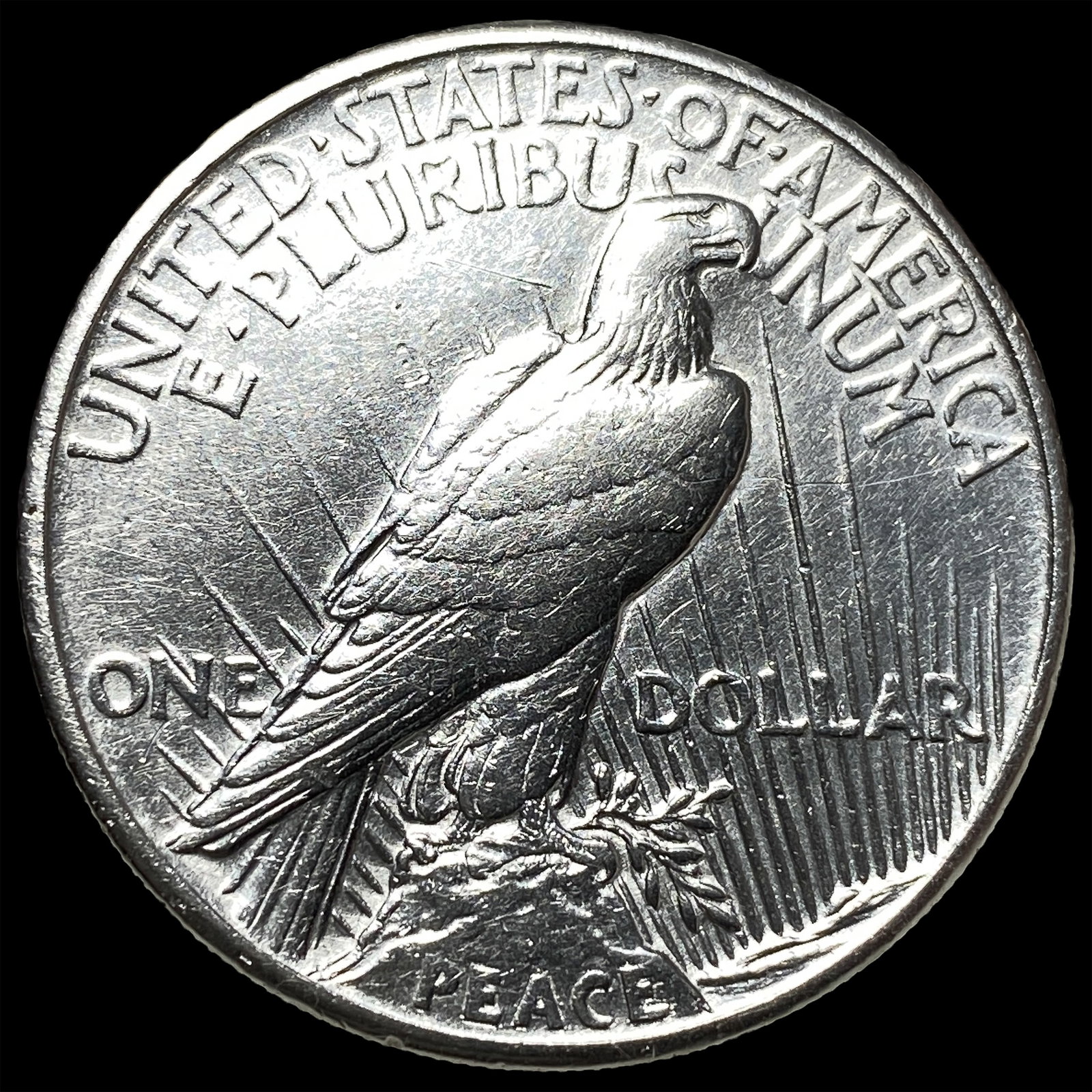 1921 Silver Peace Dollar CHOICE AU - 2