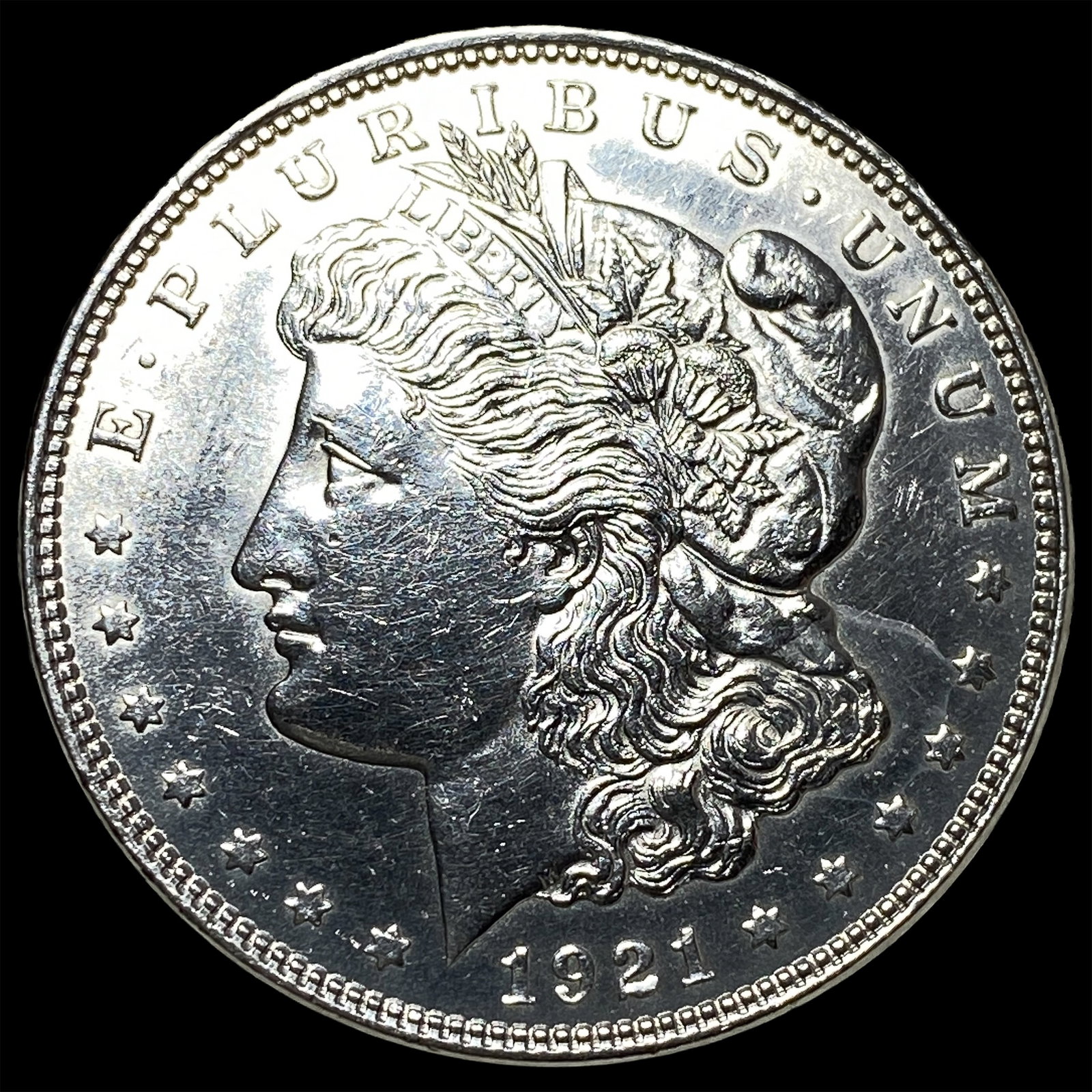 1921 Silver Morgan Dollar UNCIRCULATED: 1921 Silver Morgan Dollar UNCIRCULATED