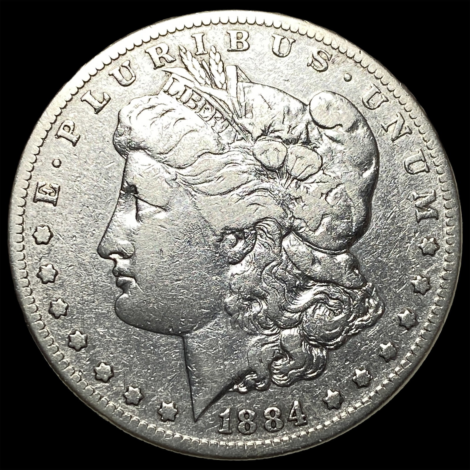 1884-O Silver Morgan Dollar NEARLY UNCIRCULATED: 1884-O Silver Morgan Dollar NEARLY UNCIRCULATED