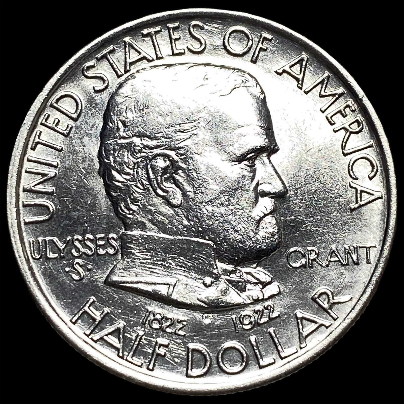 1922-S Silver Half Dollar Grant Commemorative GEM BU (1 of 2)