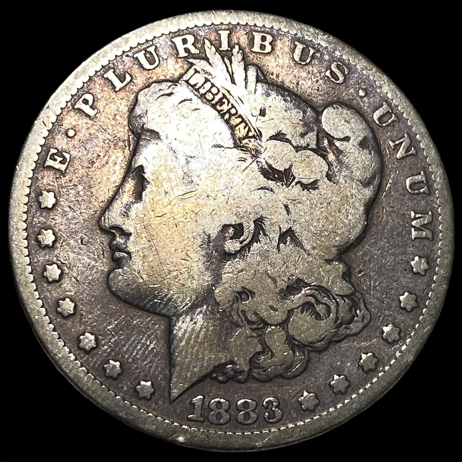 1883 Silver Morgan Dollar LIGHTLY CIRCULATED: 1883 Silver Morgan Dollar LIGHTLY CIRCULATED