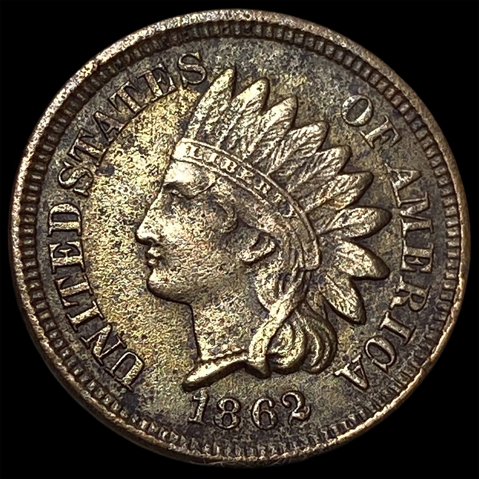 1862 Copper-Nickel Indian Head Cent CHOICE AU: 1862 Copper-Nickel Indian Head Cent CHOICE AU