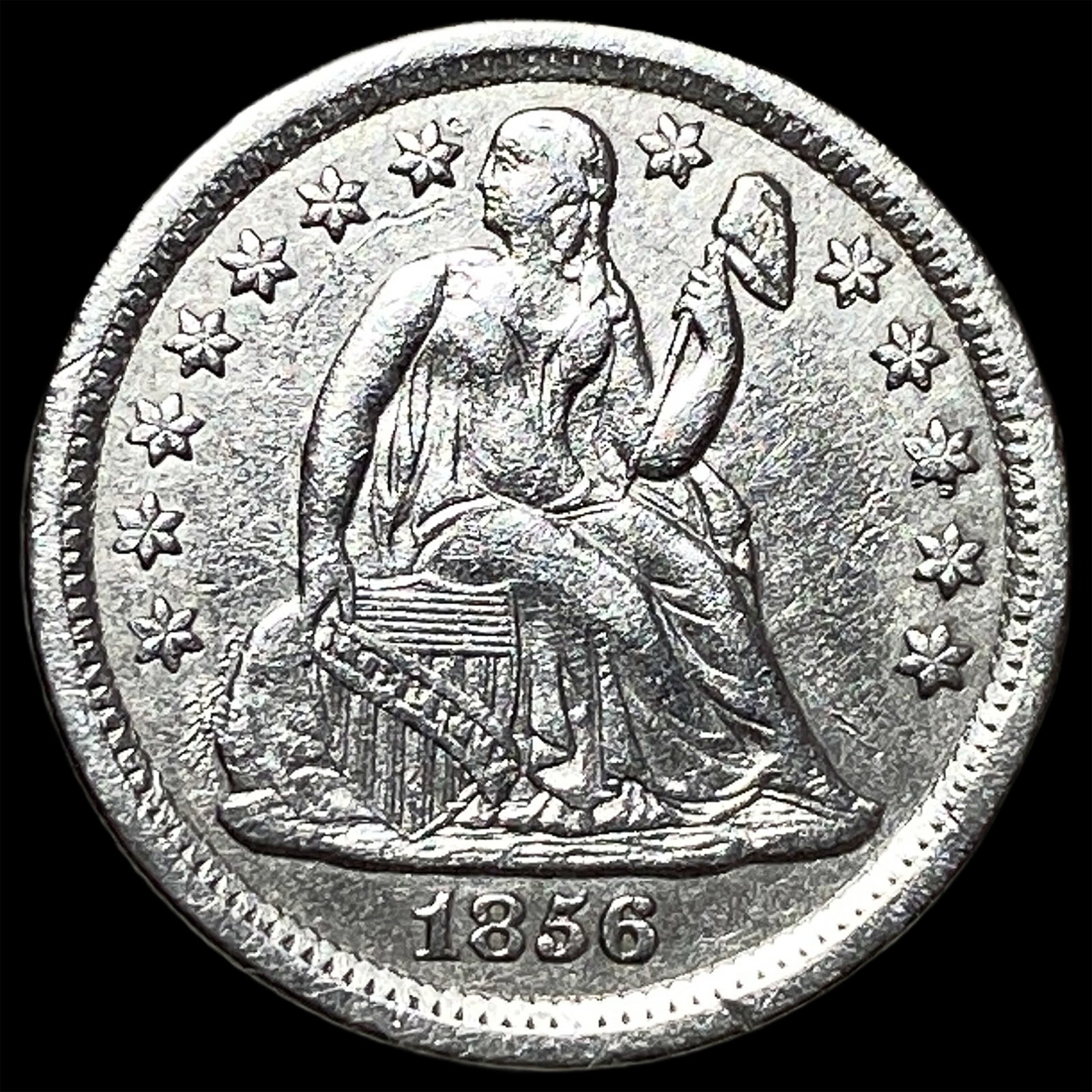 1856 Seated Liberty Dime UNCIRCULATED: 1856 Seated Liberty Dime UNCIRCULATED
