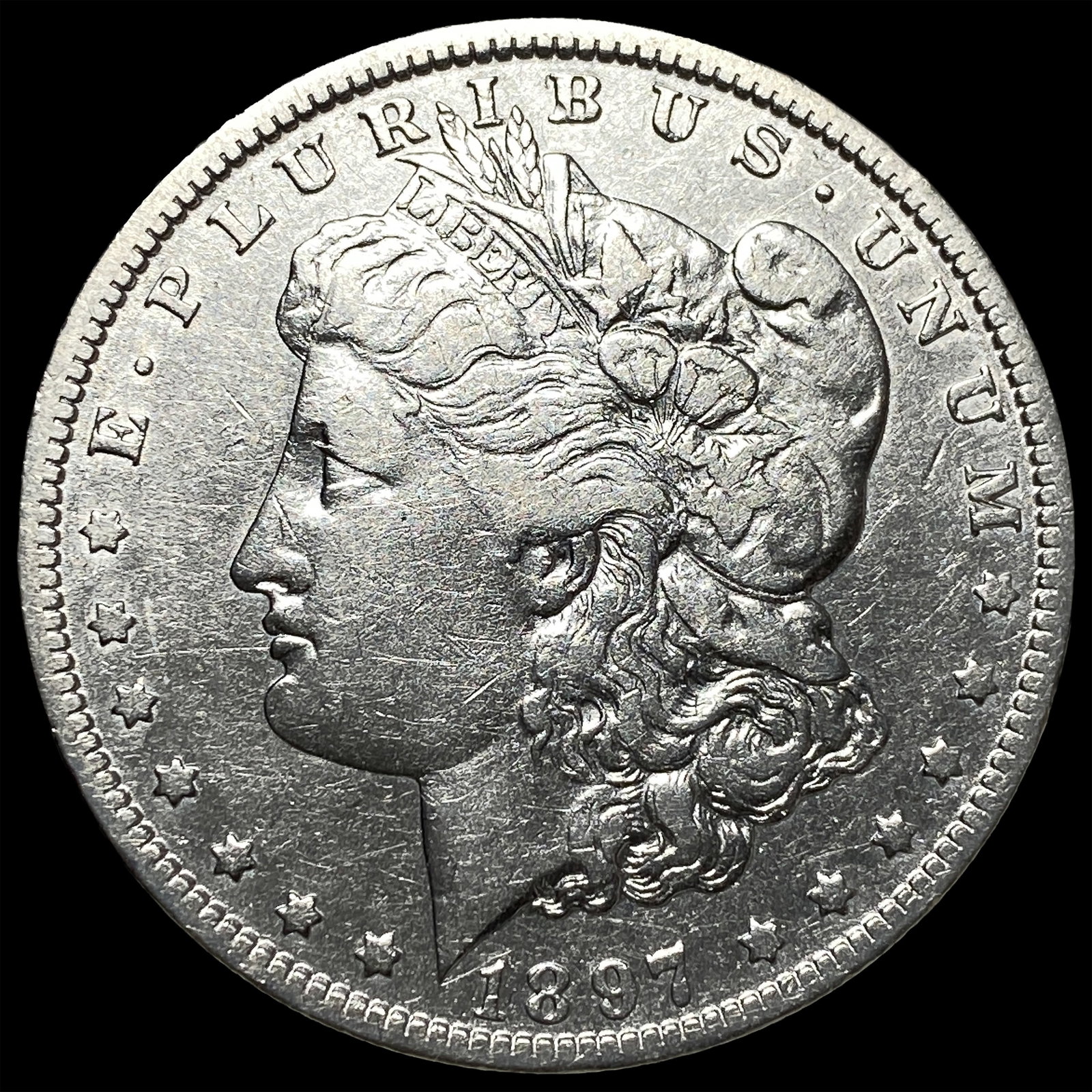 1897-O Silver Morgan Dollar NEARLY UNCIRCULATED: 1897-O Silver Morgan Dollar NEARLY UNCIRCULATED