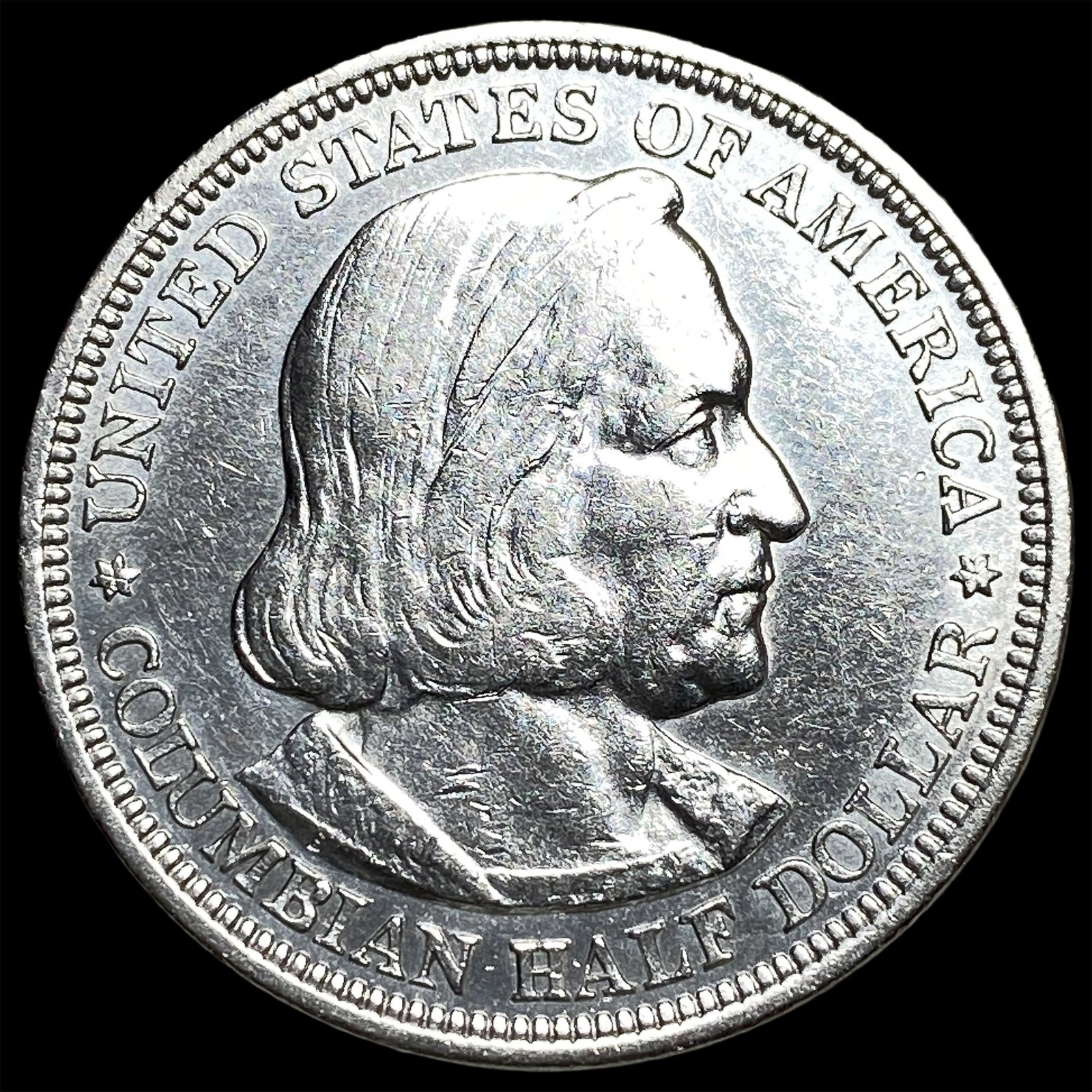 1893 Silver Columbian Half Dollar GEM BU: 1893 Silver Columbian Half Dollar GEM BU