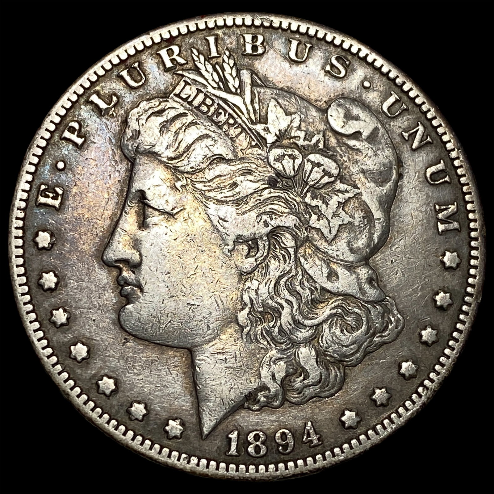 1894-S Silver Morgan Dollar NEARLY UNCIRCULATED: 1894-S Silver Morgan Dollar NEARLY UNCIRCULATED