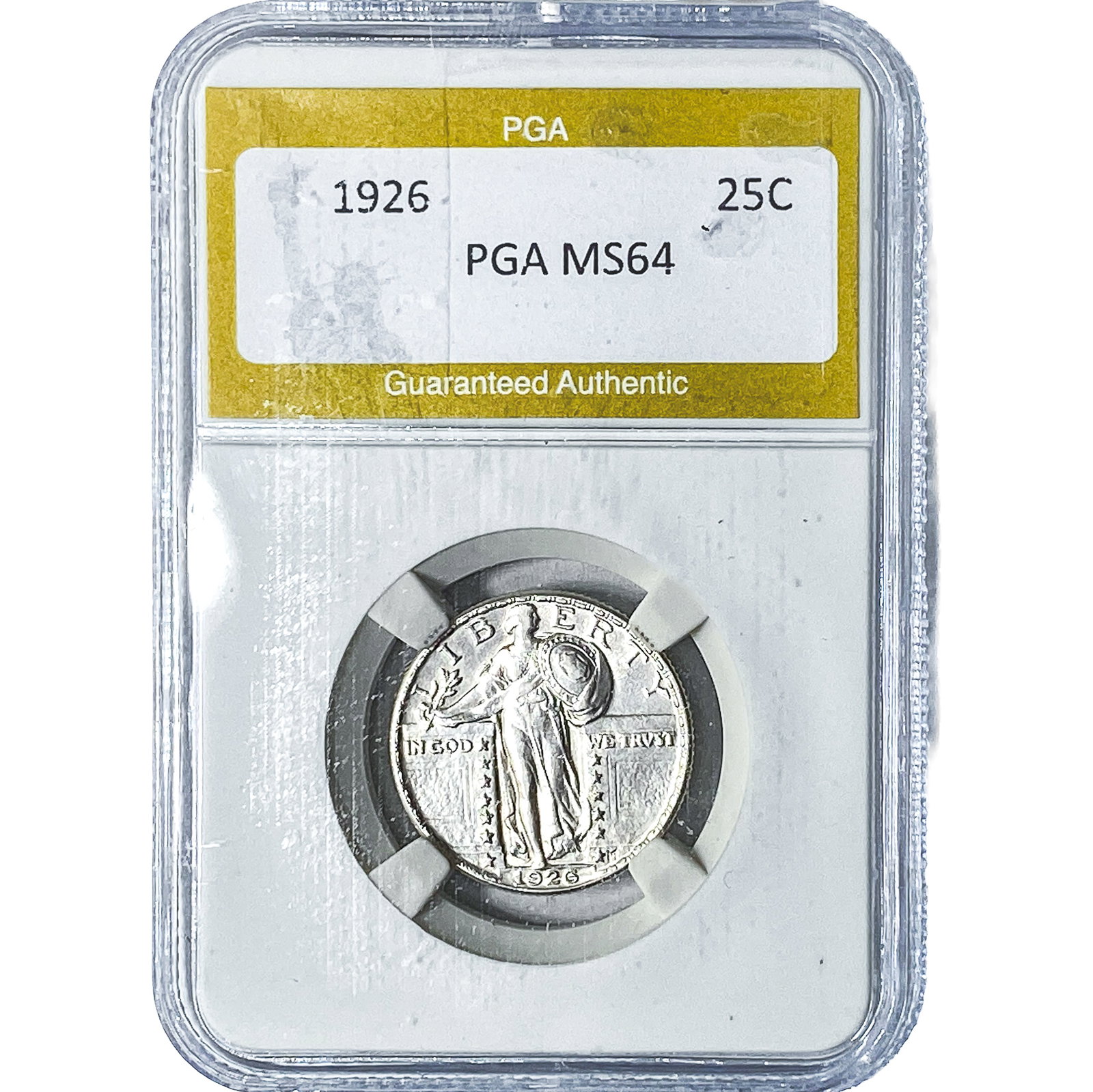 1926 Standing Liberty Quarter PGA MS64: 1926 Standing Liberty Quarter PGA MS64