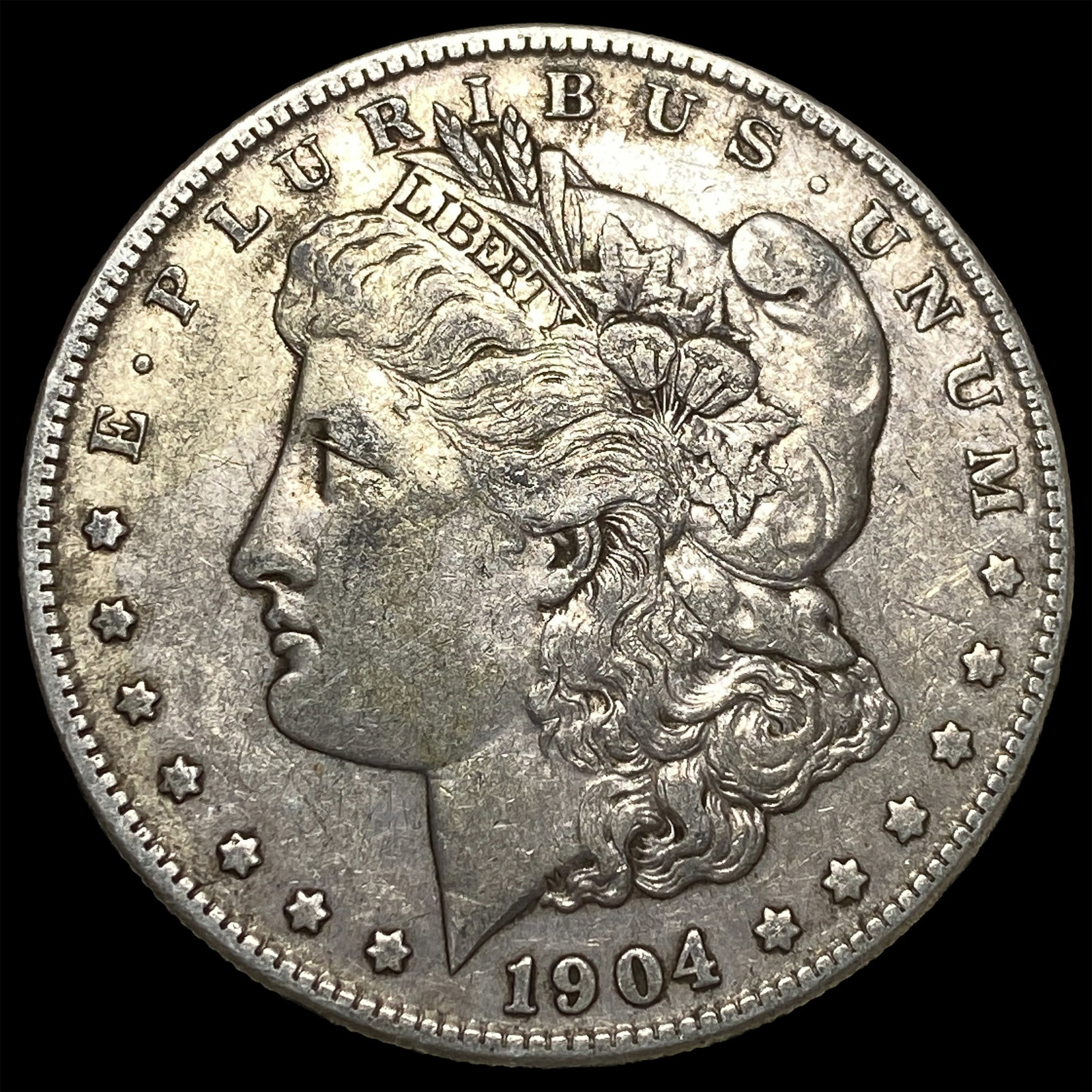 1904-S Silver Morgan Dollar NEARLY UNCIRCULATED: 1904-S Silver Morgan Dollar NEARLY UNCIRCULATED