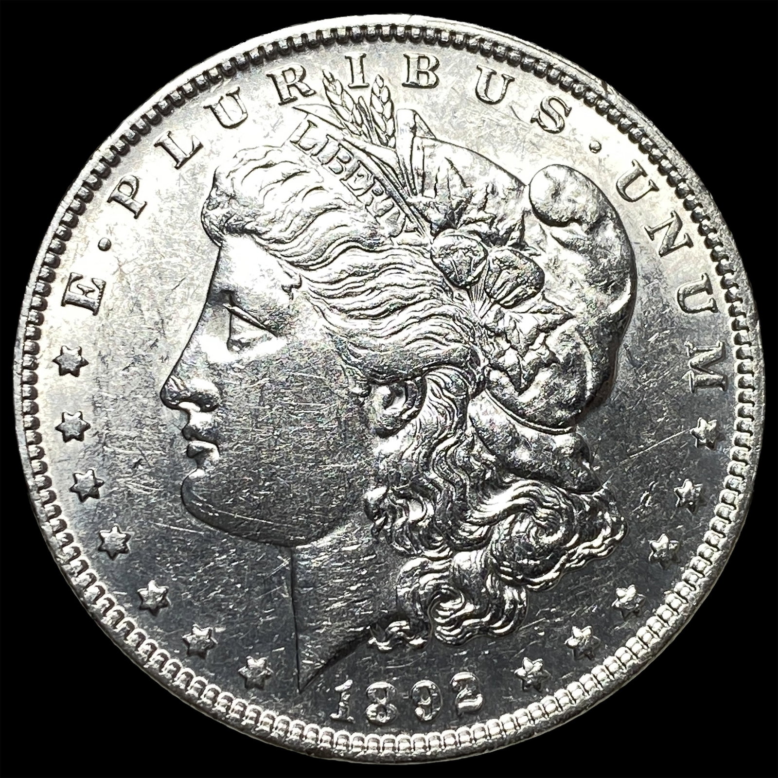1892 Morgan Silver Dollar CLOSELY UNCIRCULATED (1 of 2)