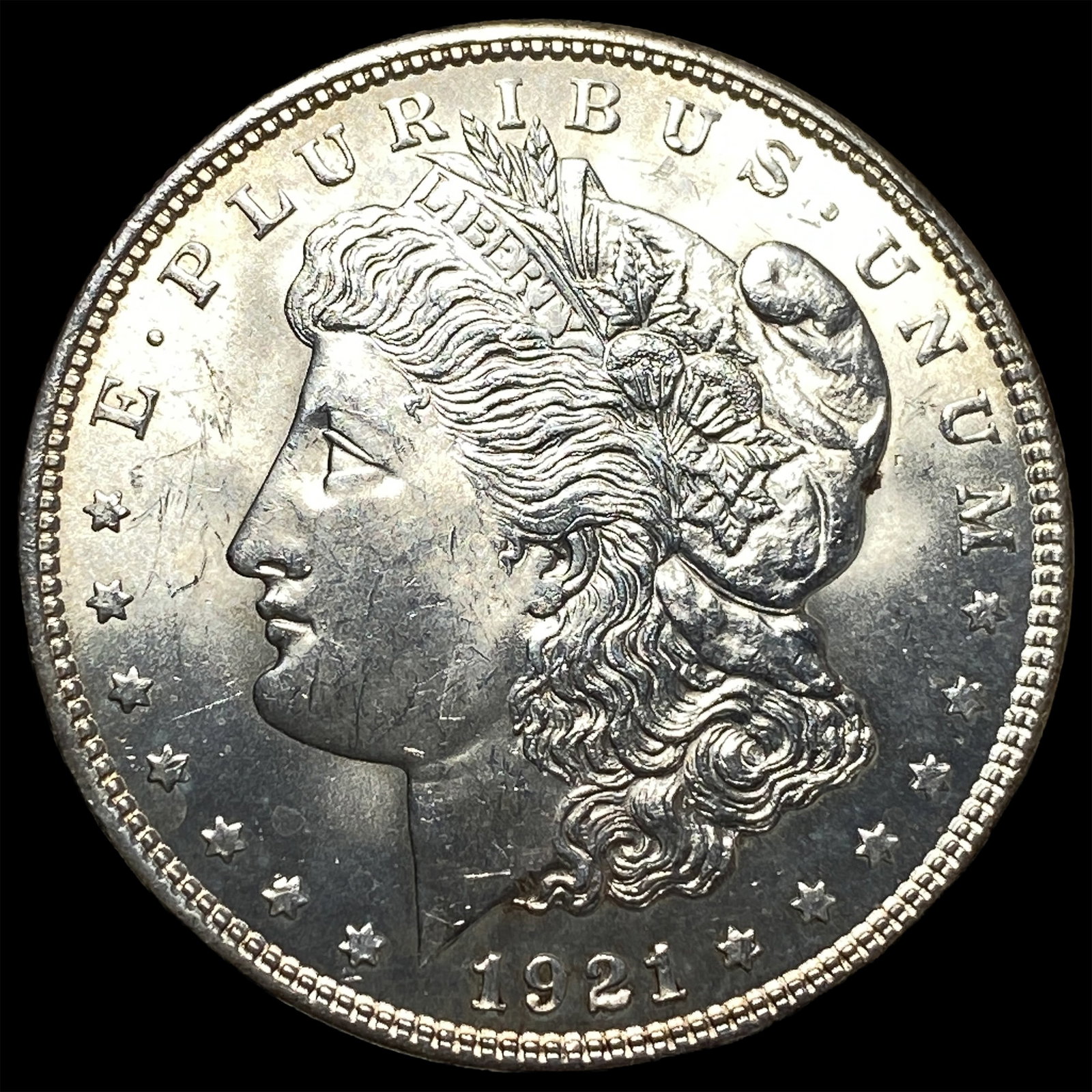 1921 Silver Morgan Dollar CHOICE BU: 1921 Silver Morgan Dollar CHOICE BU