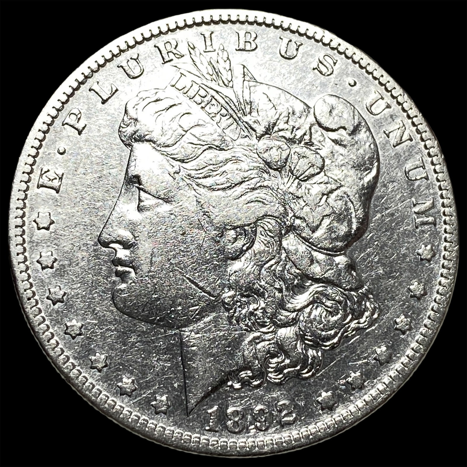1892-S Silver Morgan Dollar CLOSELY UNCIRCULATED: 1892-S Silver Morgan Dollar CLOSELY UNCIRCULATED