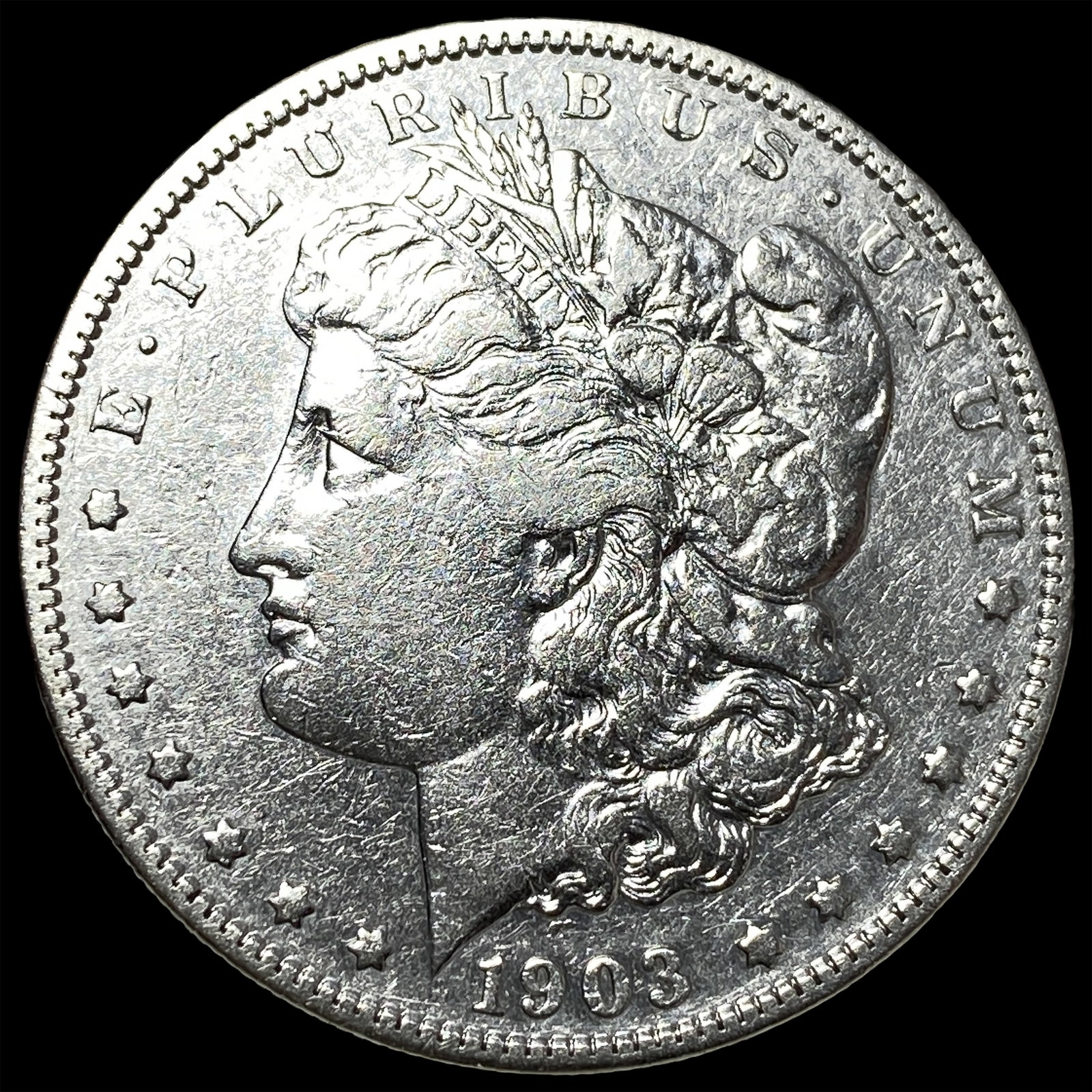 1903-S Silver Morgan Dollar NEARLY UNCIRCULATED: 1903-S Silver Morgan Dollar NEARLY UNCIRCULATED