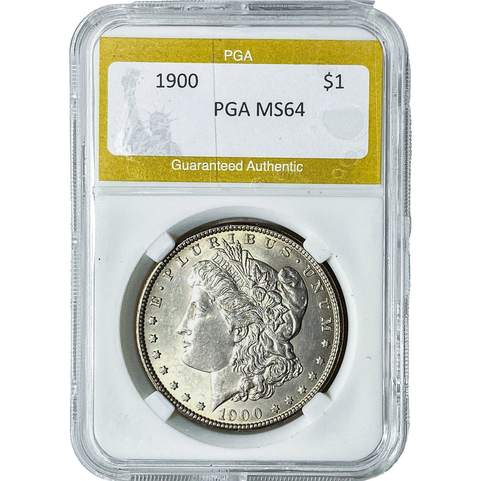 1900 Morgan Silver Dollar PGA MS64: 1900 Morgan Silver Dollar PGA MS64
